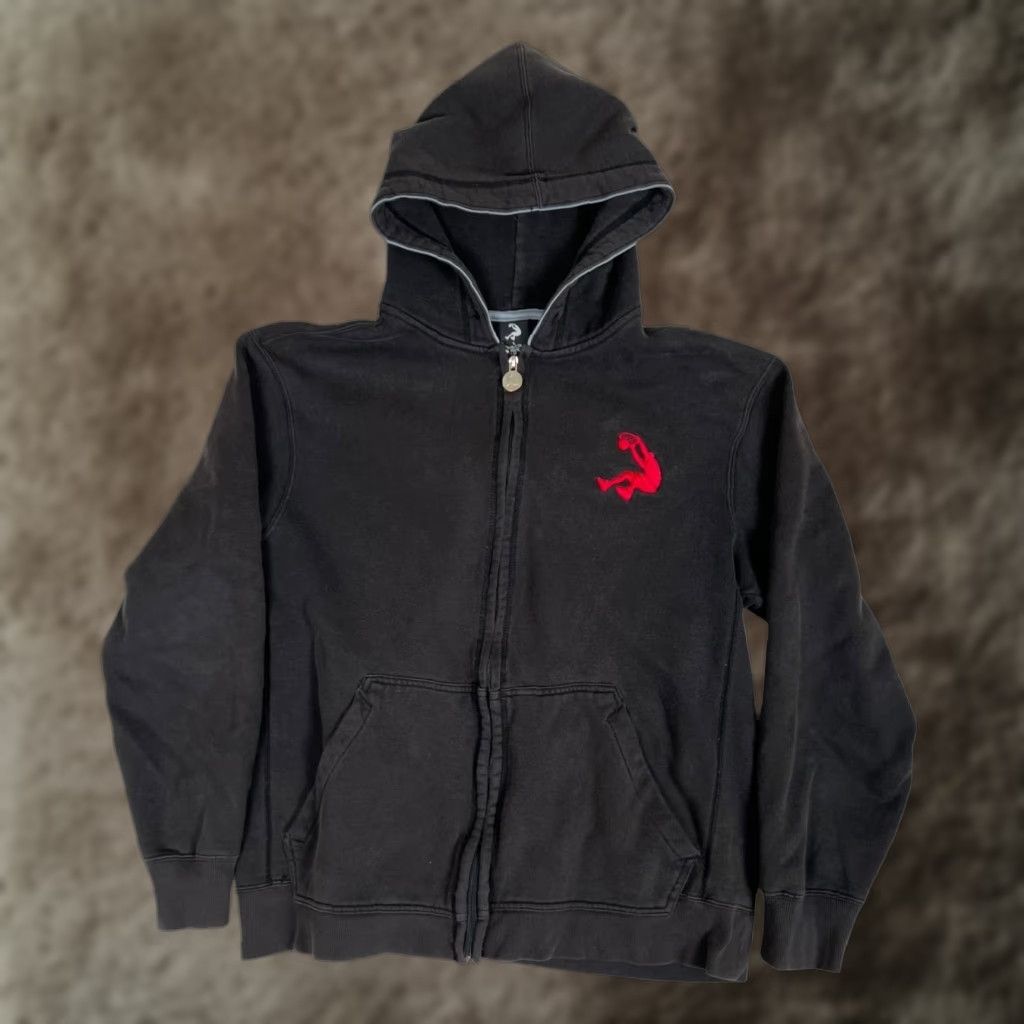 Vintage VTG Shaq Hoodie Mens Large Black Full Zip Embroidered Graphic Print Basketball Sweatshirt Size US L / EU 52-54 / 3 - 1 Thumbnail