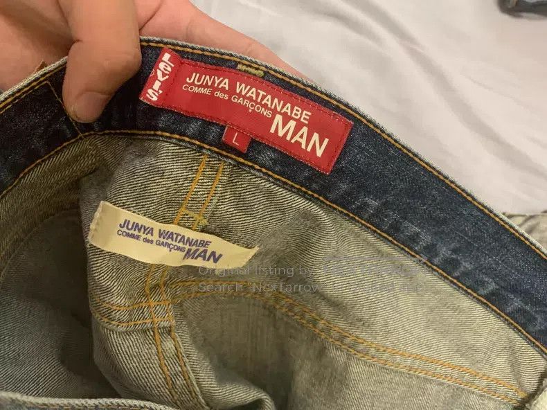 Junya Watanabe Junya Watanabe size L Denim Jeans Size US 27 - 6 Thumbnail