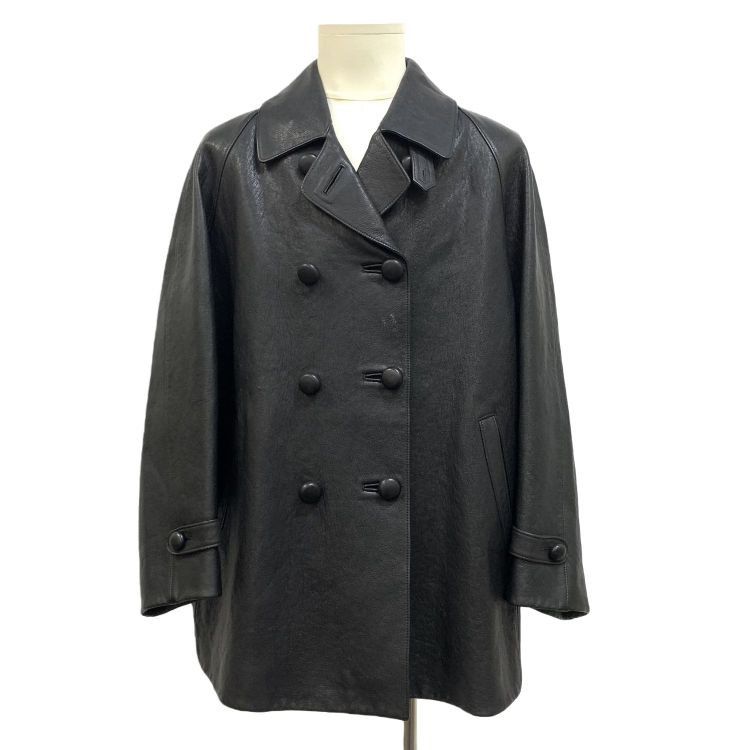 Prada Prada Black Leather Jacket Size 42 Size M / US 6-8 / IT 42-44 - 1 Thumbnail