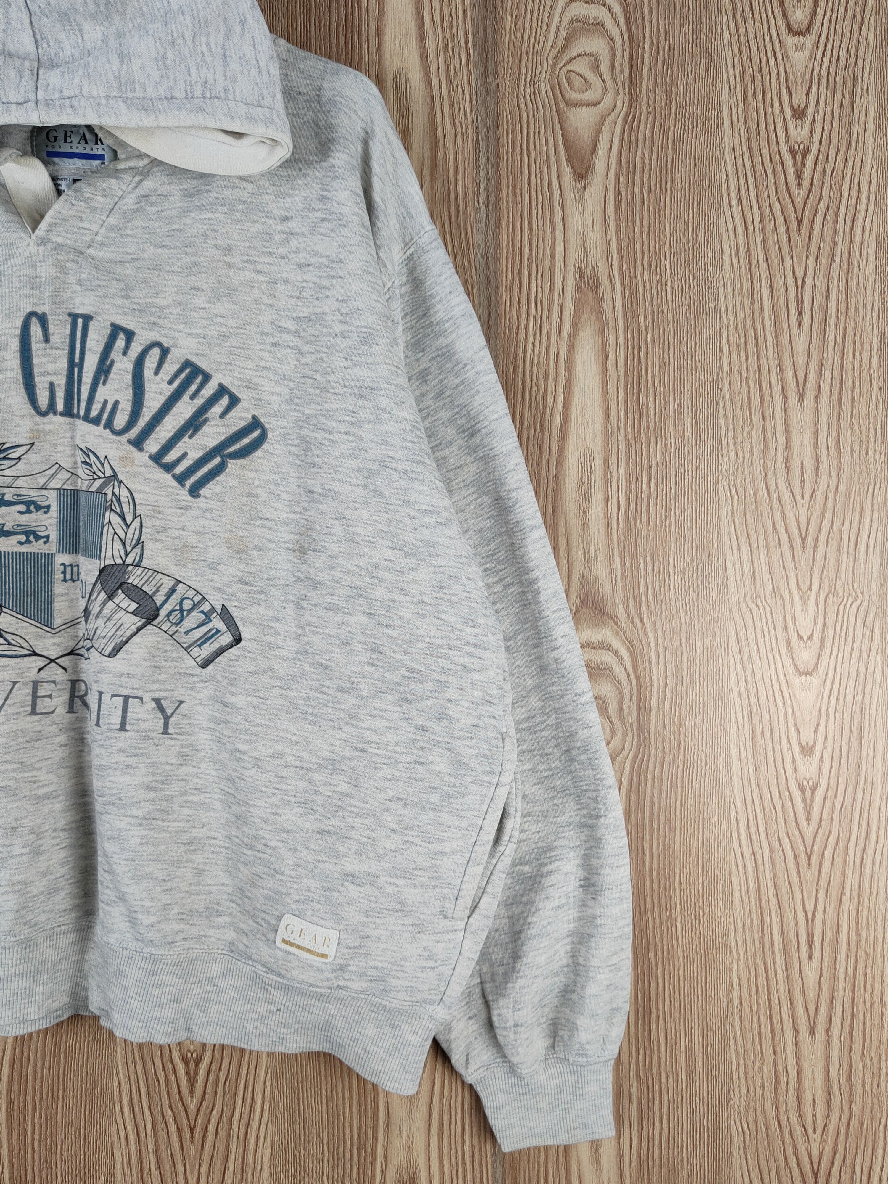 Japanese Brand × Vintage Vintage Stuff 🔥Gear Gray Hoodie Sweatshirts Size US XL / EU 56 / 4 - 6 Thumbnail