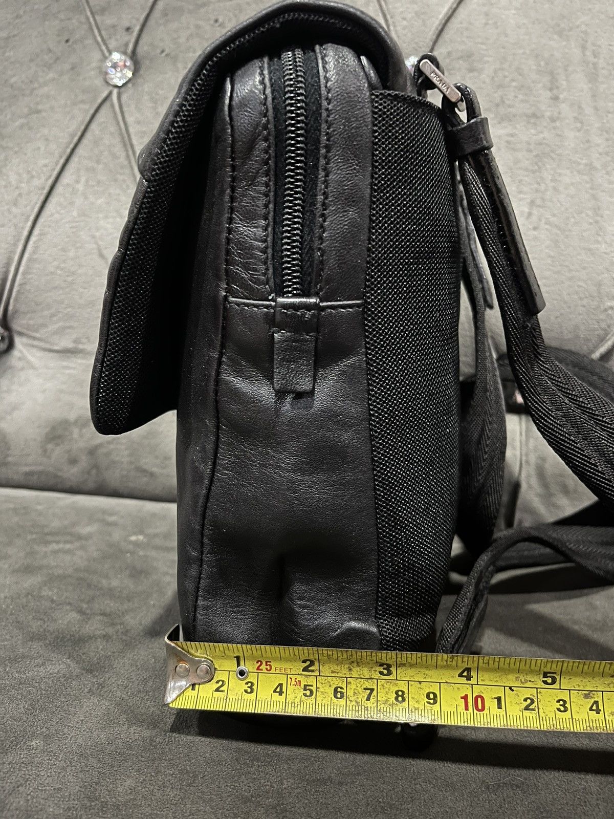 Leather × Prada Authentic PRADA Leather Backpack Size ONE SIZE - 23 Thumbnail