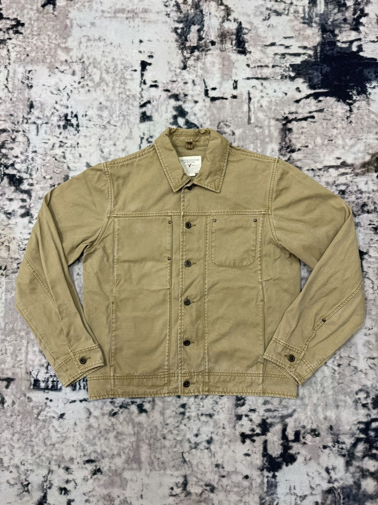 American Eagle Outfitters AMERICAN EAGLES OUTFITTERS KHAKIS WORKER JACKET Size US S / EU 44-46 / 1 - 3 Thumbnail