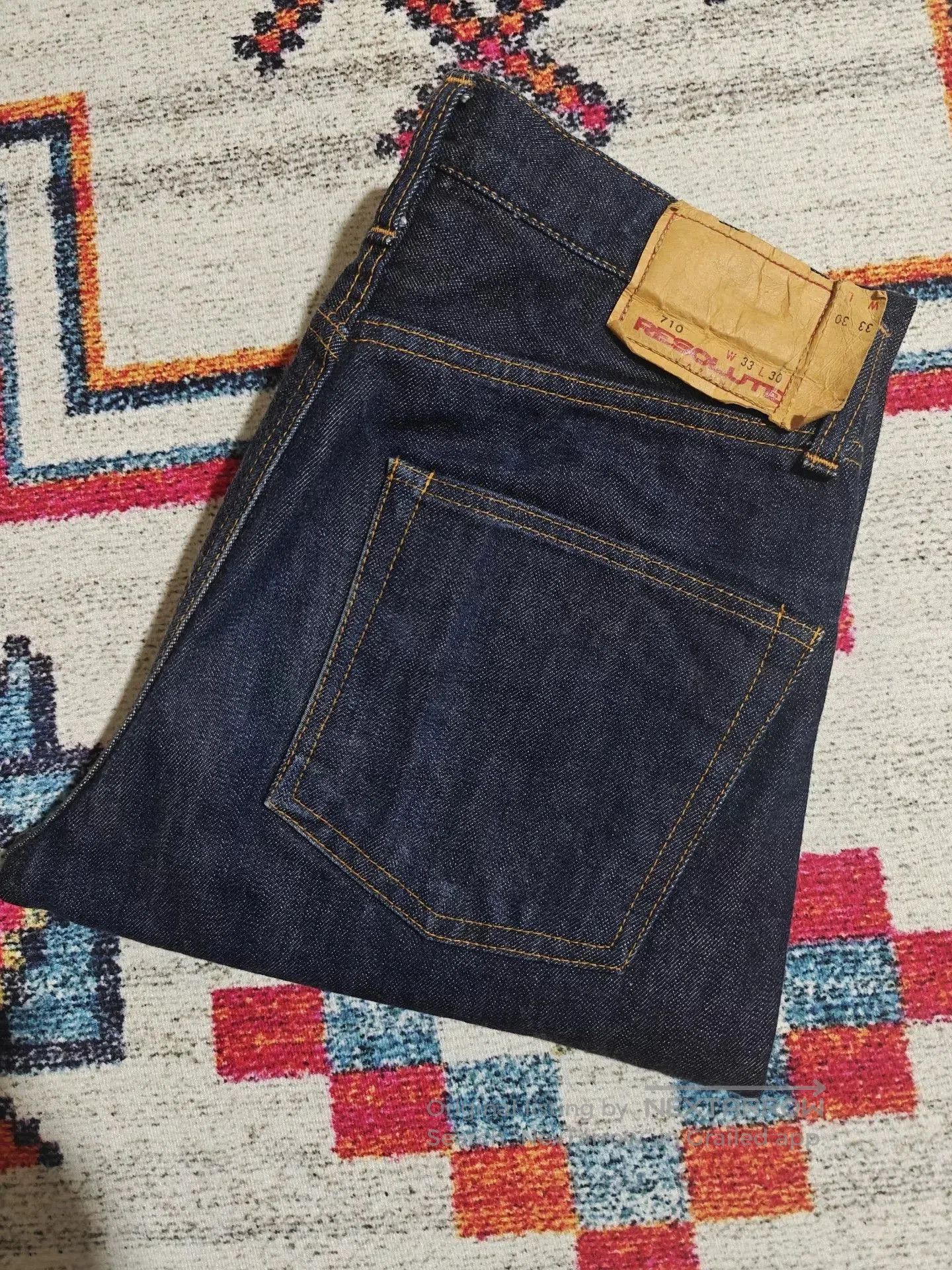 RESOLUTE RESOLUTE 710 Limited Cropped Jeans. Size US 33 - 1 Thumbnail