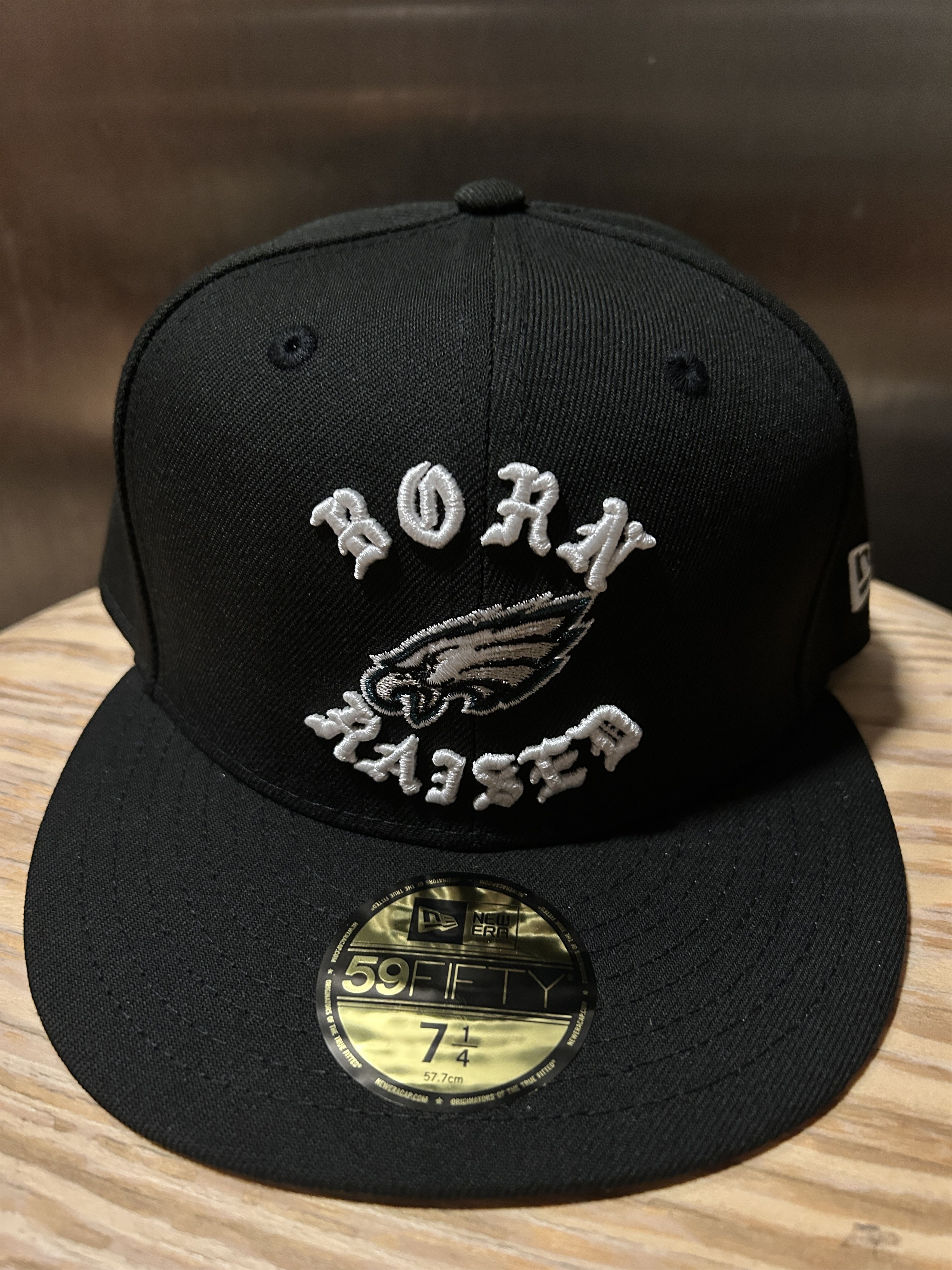 Born X Raised (7 1/2) BORN X RAISED + BILLS FITTED ROCKER HAT: BLACK |  Grailed