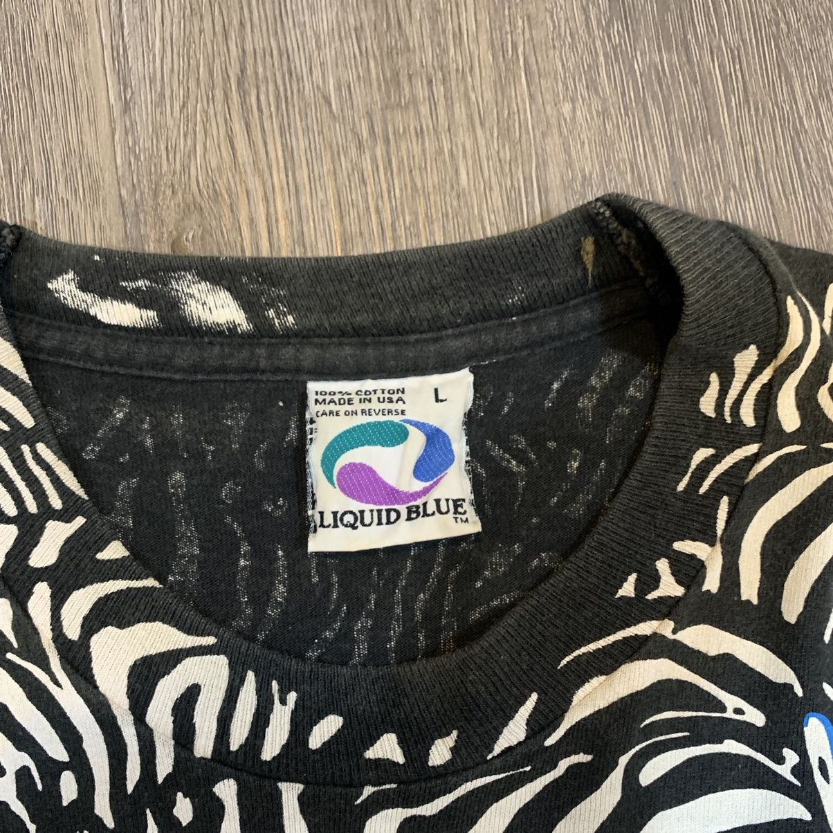 Vintage Vintage Liquid Blue 1993 Greg genrich Zebra Size US L / EU 52-54 / 3 - 7 Thumbnail