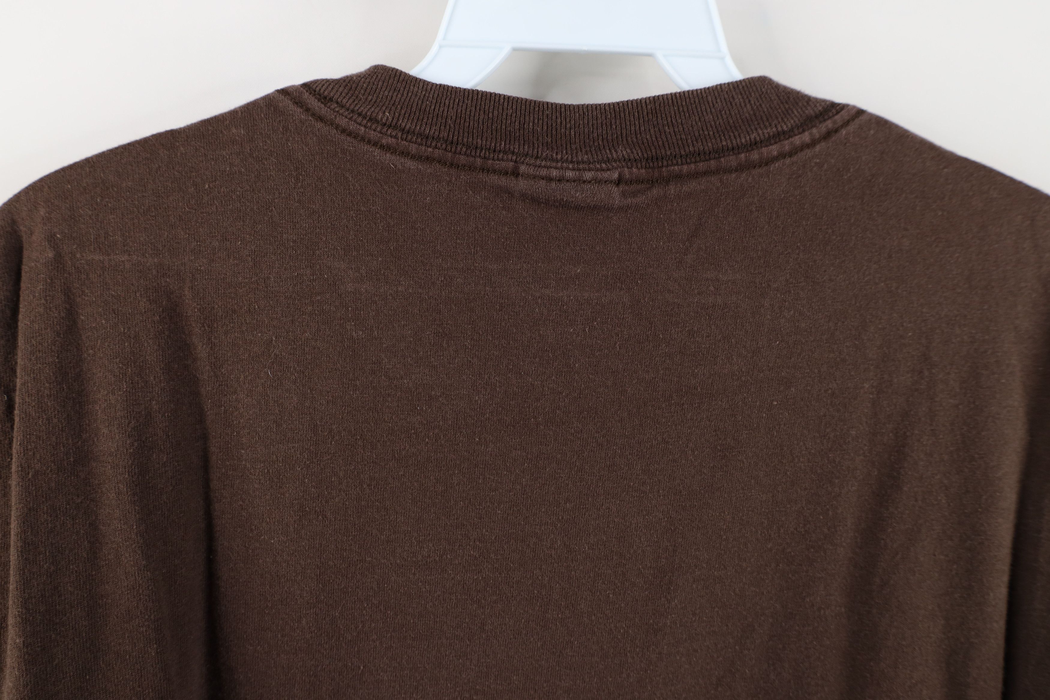 Vintage Vintage 90s Y2K Streetwear Outer Banx T-Shirt Brown Cotton Size US L / EU 52-54 / 3 - 10 Thumbnail