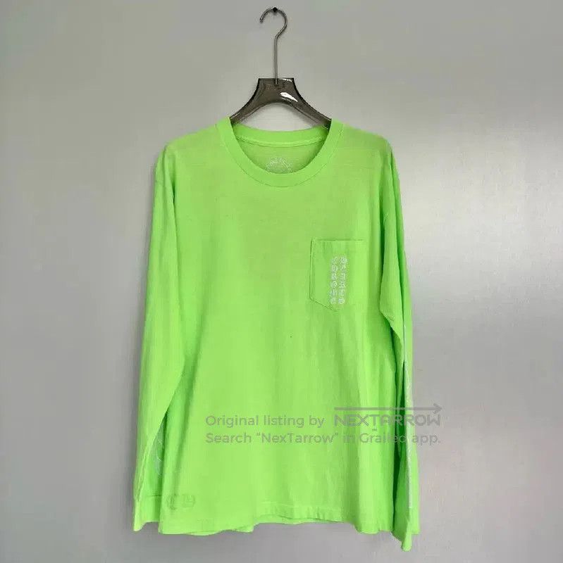 Chrome Hearts Chrome Hearts Men's Long Sleeve Green Sweatshirt . Size US L / EU 52-54 / 3 - 1 Thumbnail