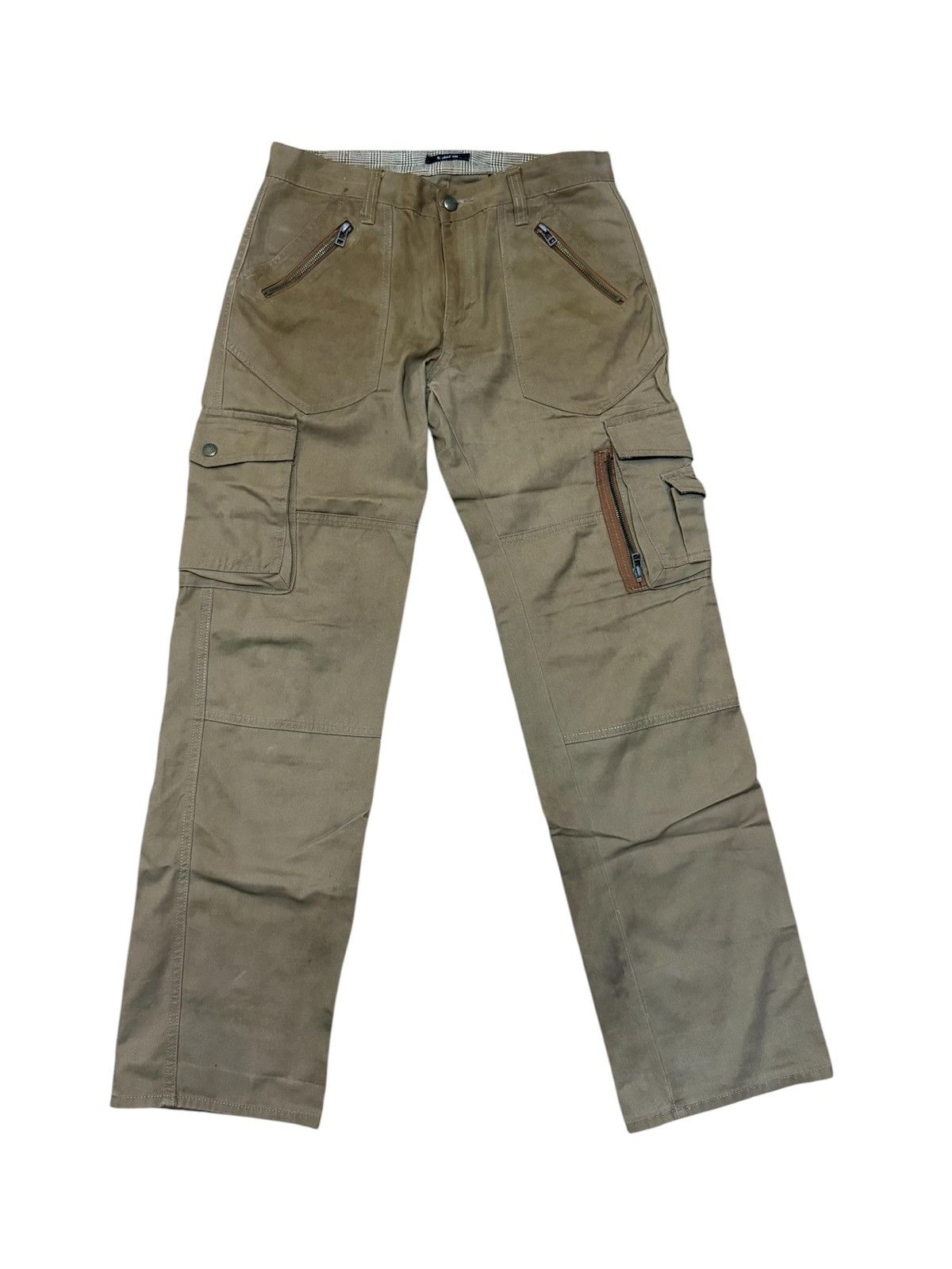 Japanese Brand Vintage Double Focus Cargo Pants Big Pockets Streetwear Size US 30 / EU 46 - 1 Thumbnail