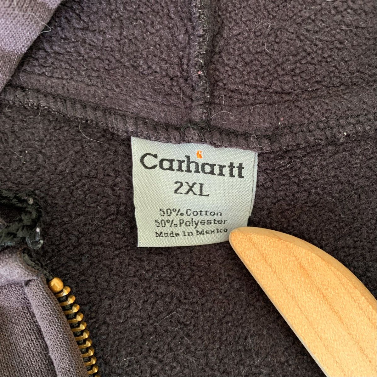 Carhartt Vintage Carhartt Made in Mexico Full Zip Hooded Jacket Size US XXL / EU 58 / 5 - 5 Thumbnail
