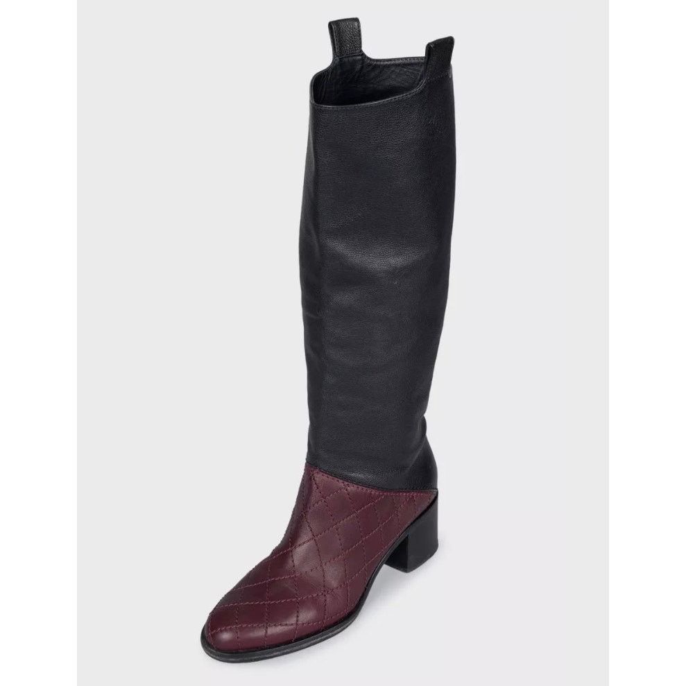 Chanel Chanel Two-Tone CC logo Leather Boots - Size 40.5 Size US 9.5 / IT 39.5 - 3 Thumbnail