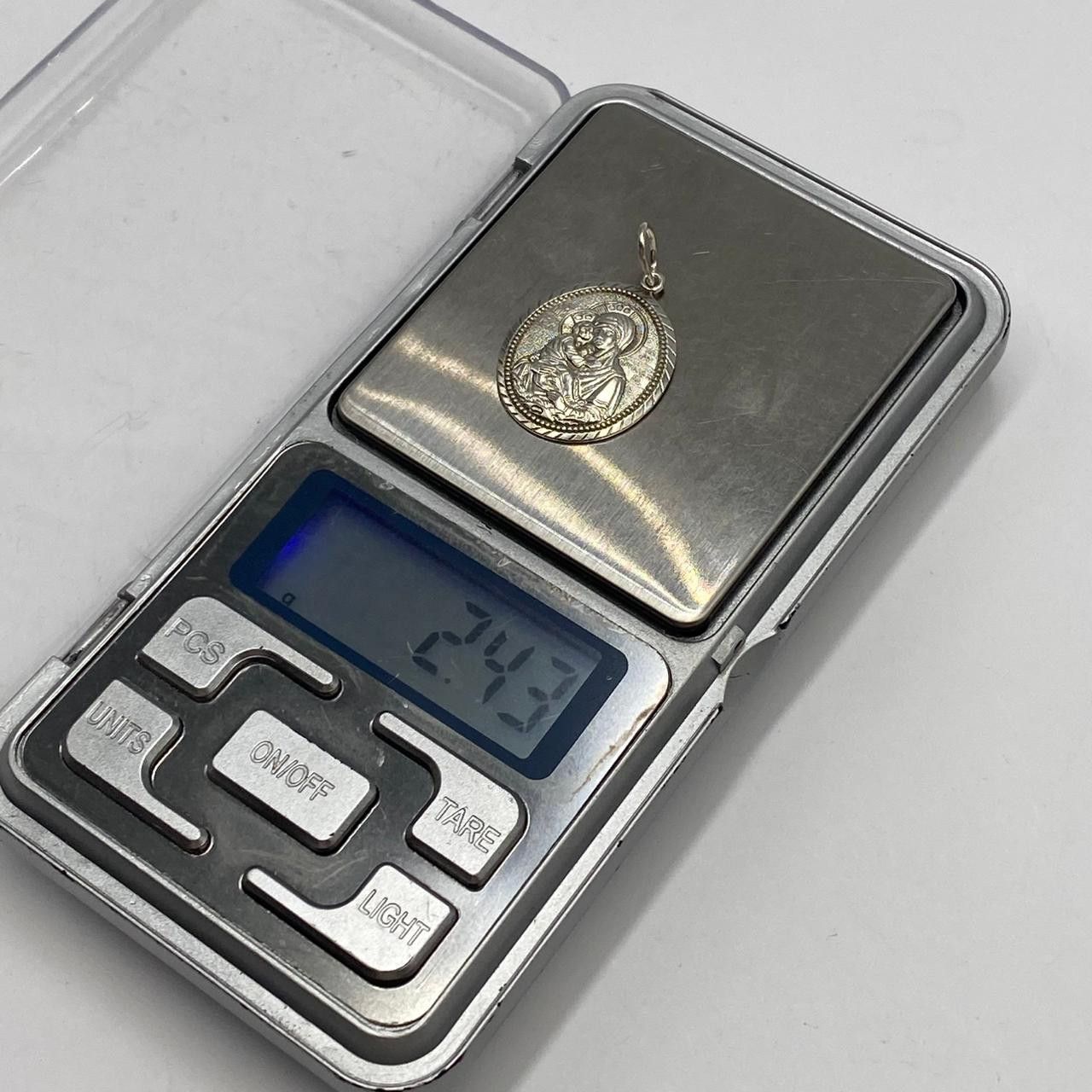 Sterling Silver Vintage 925 Sterling Silver Pochaiv Madonna Icon Pendant Size ONE SIZE - 8 Thumbnail