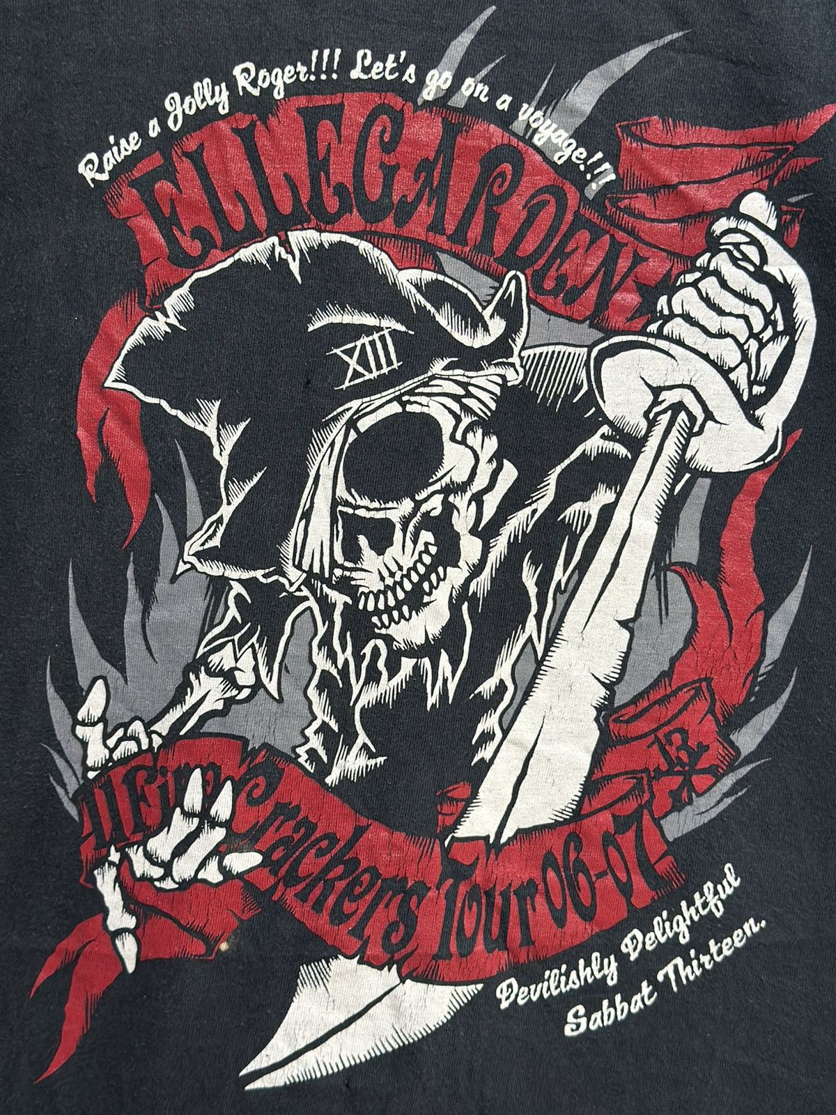 Band Tees × Vintage Vintage ElleGarden Fire Cracker Tour 06-07 Faded Tee Size US M / EU 48-50 / 2 - 2 Thumbnail