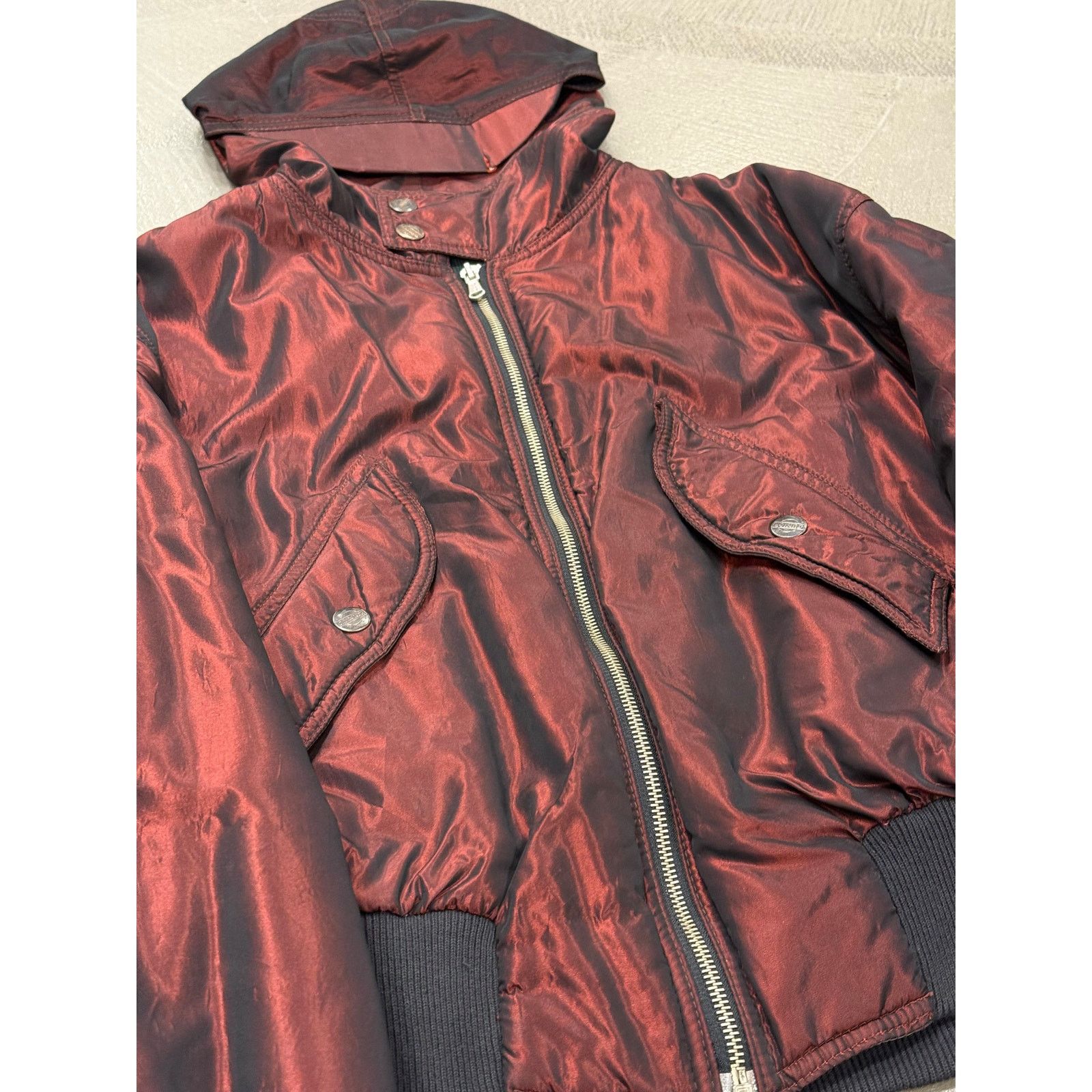Jean Paul Gaultier 1990s Jean Paul Gaultier iridescent bomber jacket Size L / US 10 / IT 46 - 4 Thumbnail
