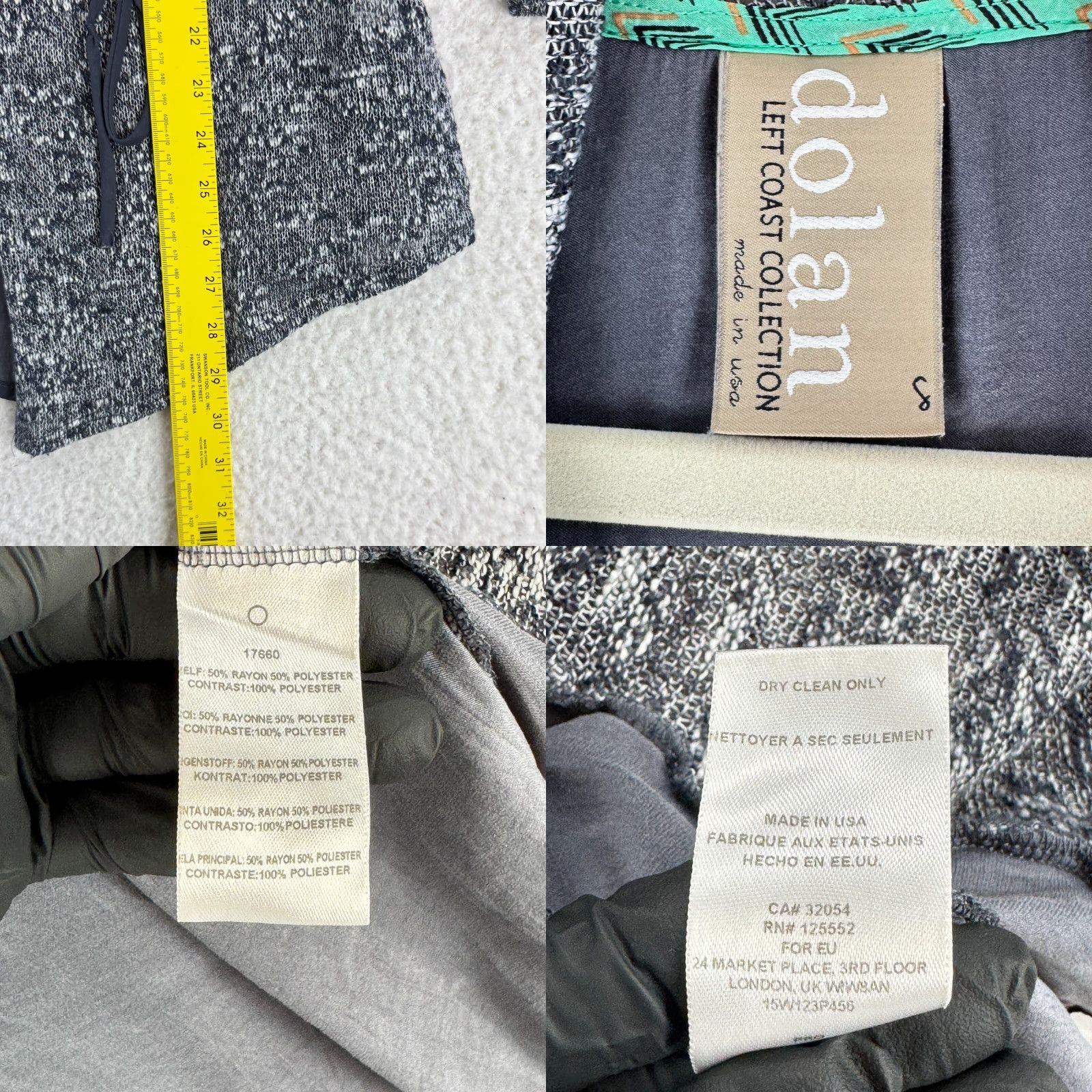 Anthropologie Anthropologie Dolan Cardigan Sweater Womens Small Gray Marled Long Sleeve Knit Size S / US 4 / IT 40 - 8 Thumbnail
