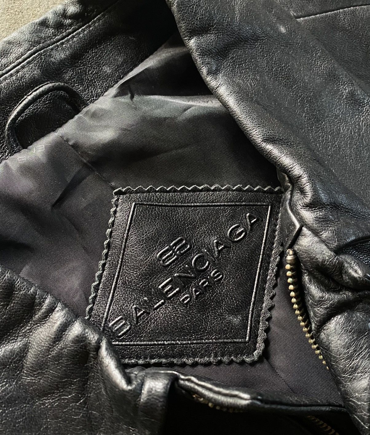 Balenciaga Balenciaga - 1997 Zip-up leather jacket Size US L / EU 52-54 / 3 - 12 Thumbnail