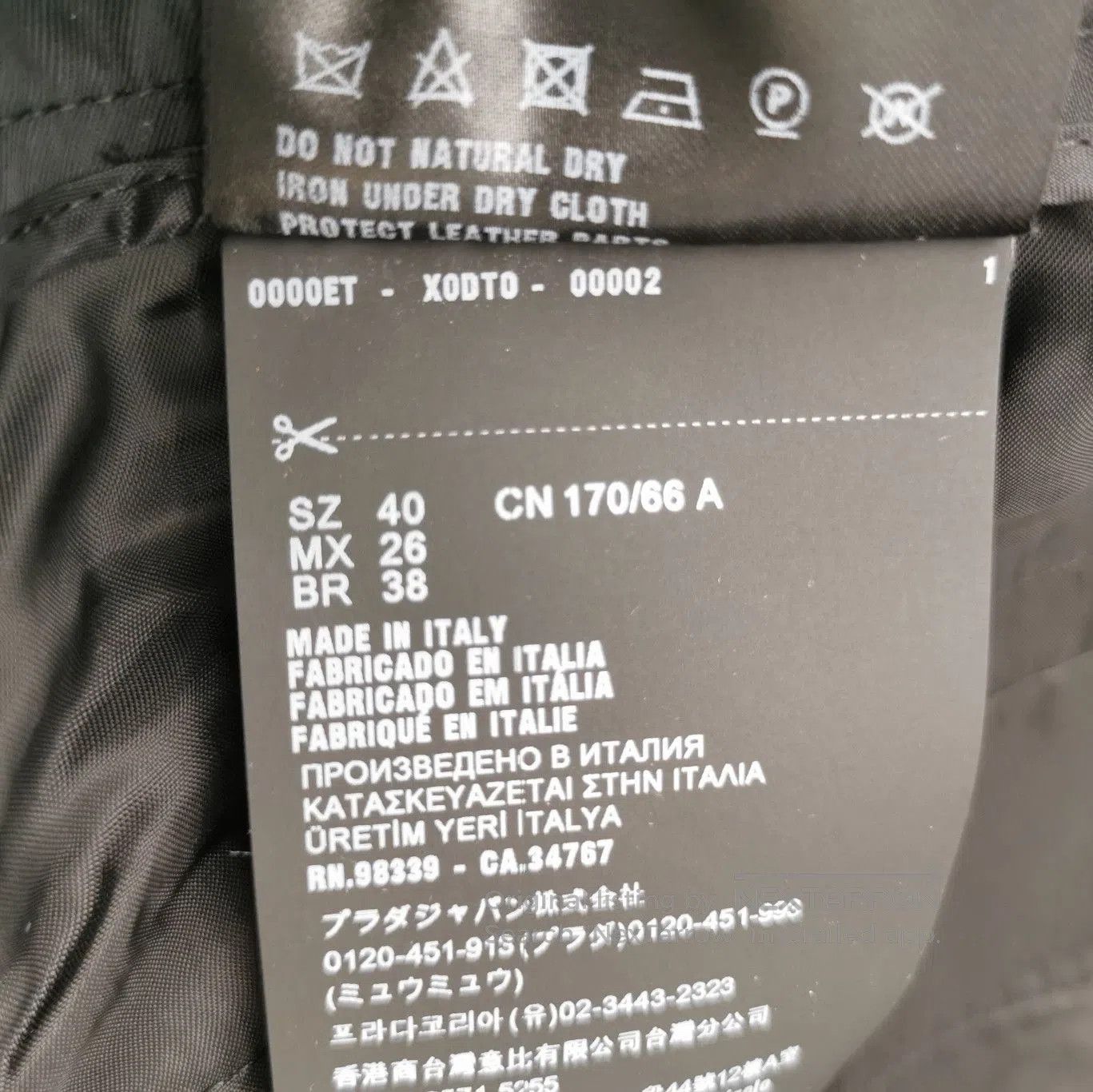 Prada Prada Black Wool Blend Logo Trousers Size 4. Size 39" - 7 Thumbnail