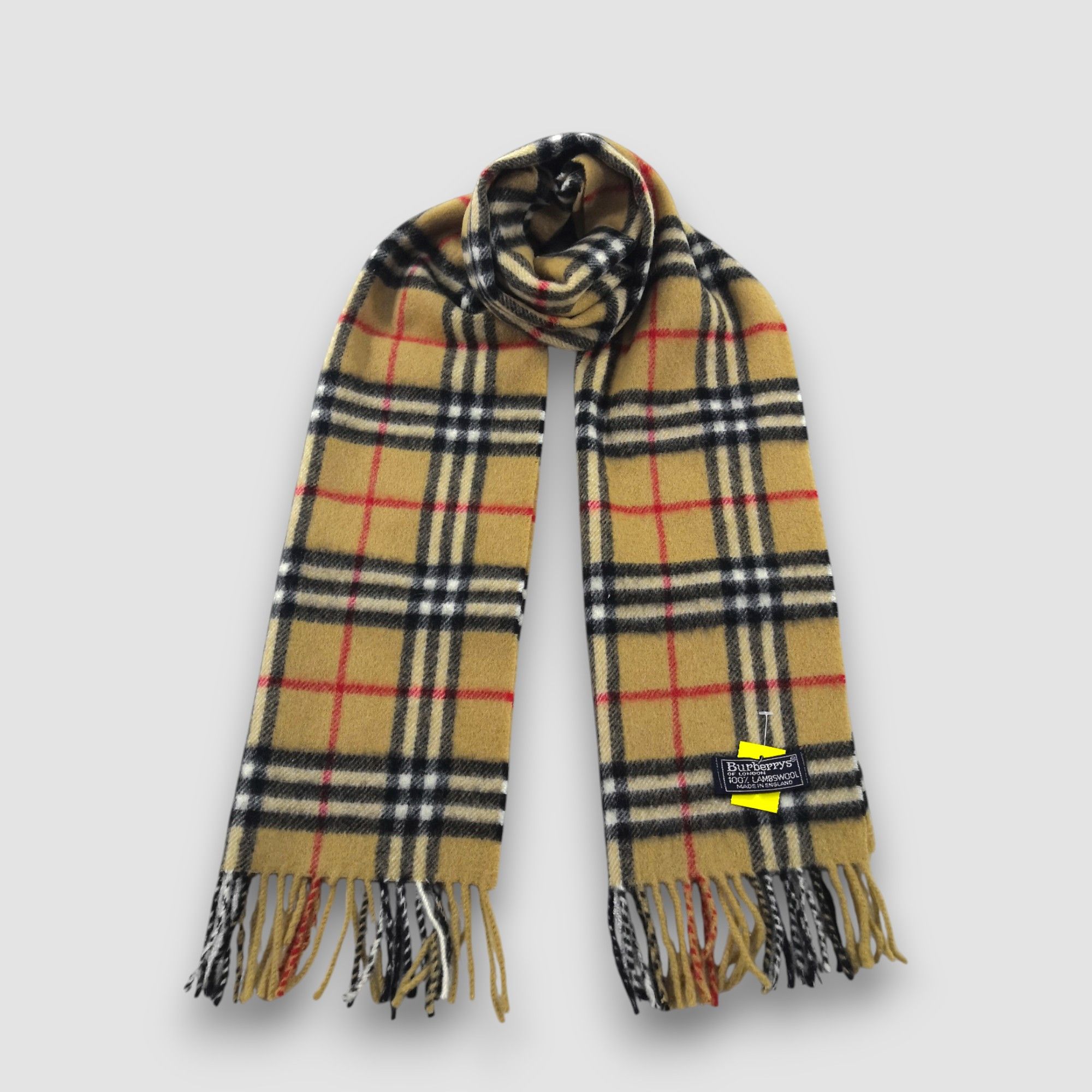 Burberry Vintage Burberry Scarf Muffler Wool Cashmere Scarves Size ONE SIZE - 1 Thumbnail