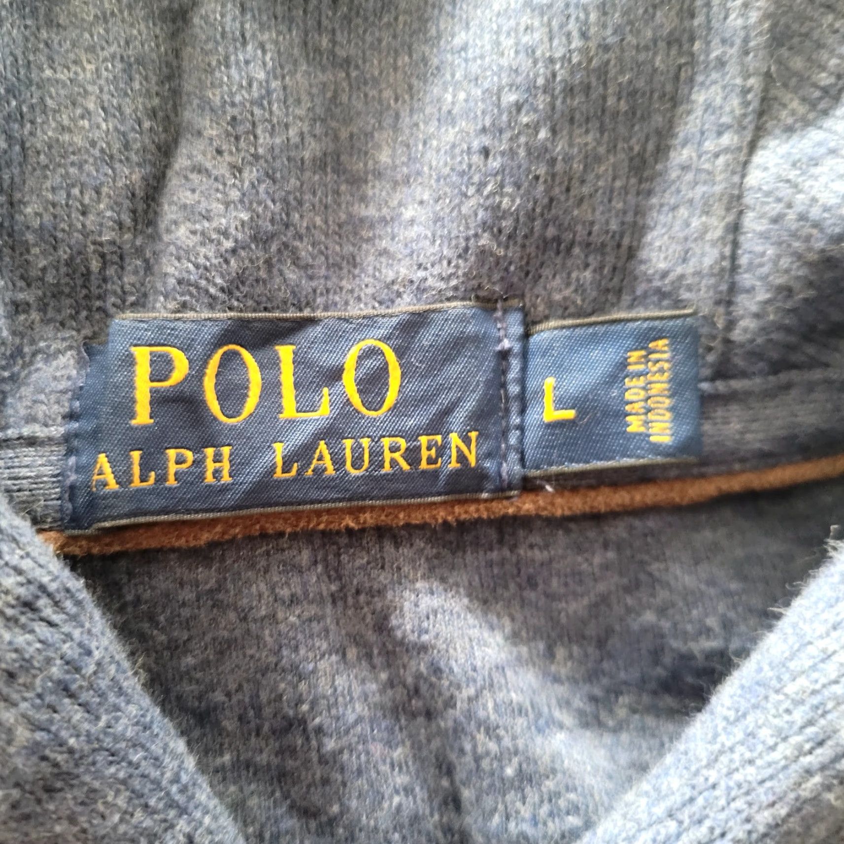 Polo Ralph Lauren Polo Ralph Lauren Polo Shawl Collar Sweatshirt Charcoal Grey L Mens Vintage Sweatshirt Shawl Collar Shirt Jumper Pullover 100% Cotton Size US L / EU 52-54 / 3 - 6 Thumbnail