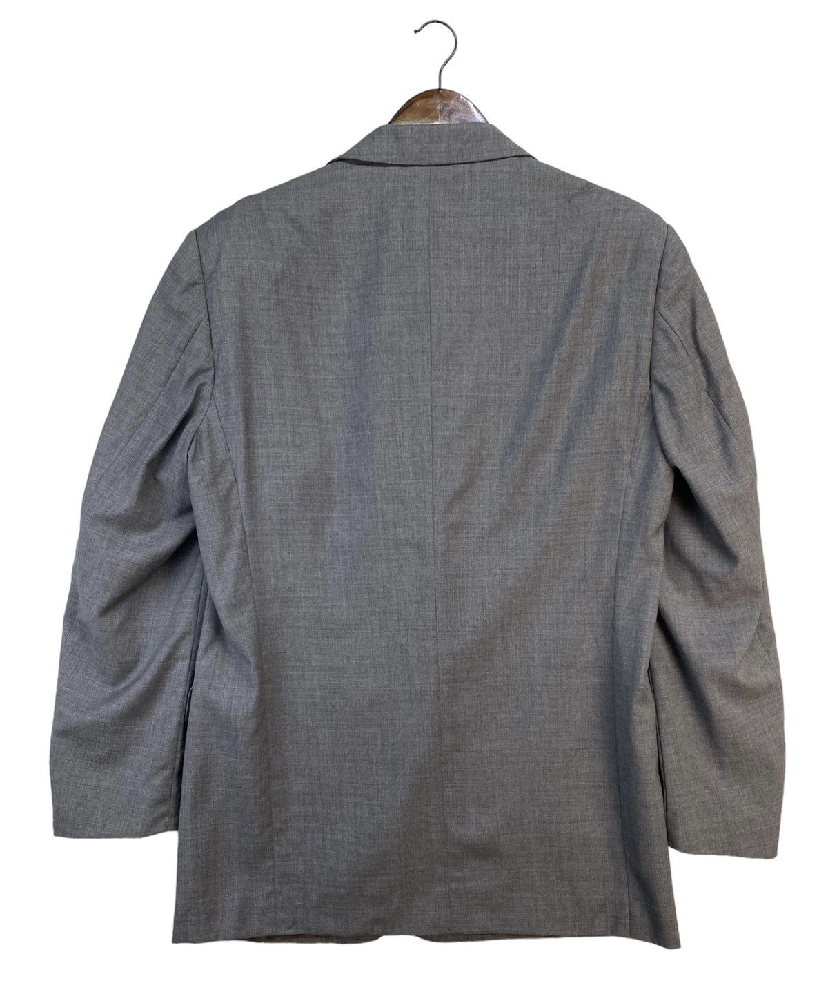 Fendi Fendi Grey Wool Blazer Size 52R - 5 Thumbnail