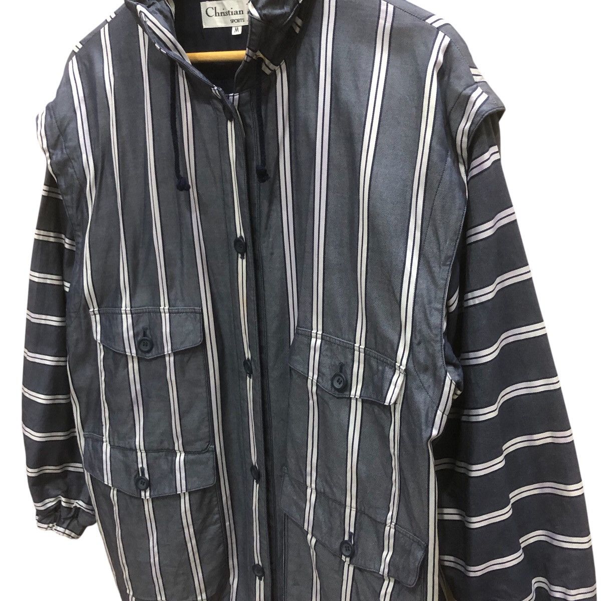 Christian Dior Monsieur Christian Dior Sports Weave Stripe Button Hodie Jacket Size US M / EU 48-50 / 2 - 4 Thumbnail