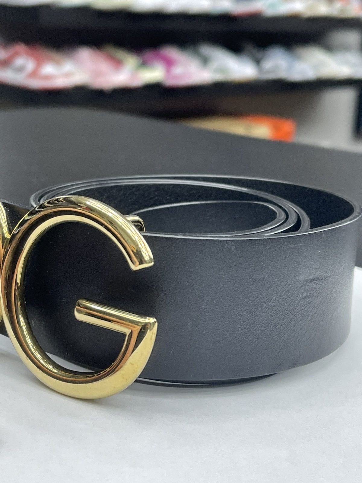 Dolce & Gabbana Dolce & Gabbana DG Logo Buckle Belt 36IN/90CM Size 36 - 2 Thumbnail