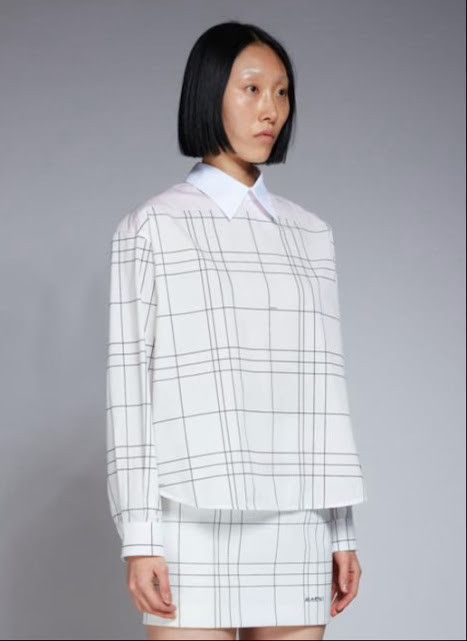 Marni o1w1db11024 Long Sleeves Shirt in White Size S / US 4 / IT 40 - 1 Thumbnail