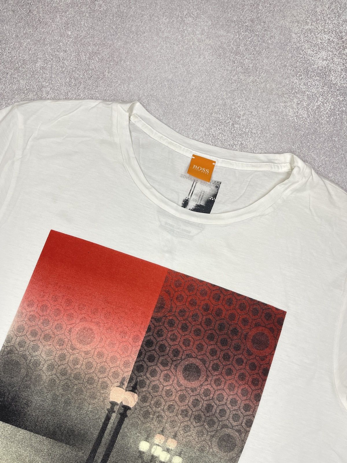 Hugo Boss Mens Hugo Boss Thiemon When Night Falls T Shirt White Size US XL / EU 56 / 4 - 3 Thumbnail