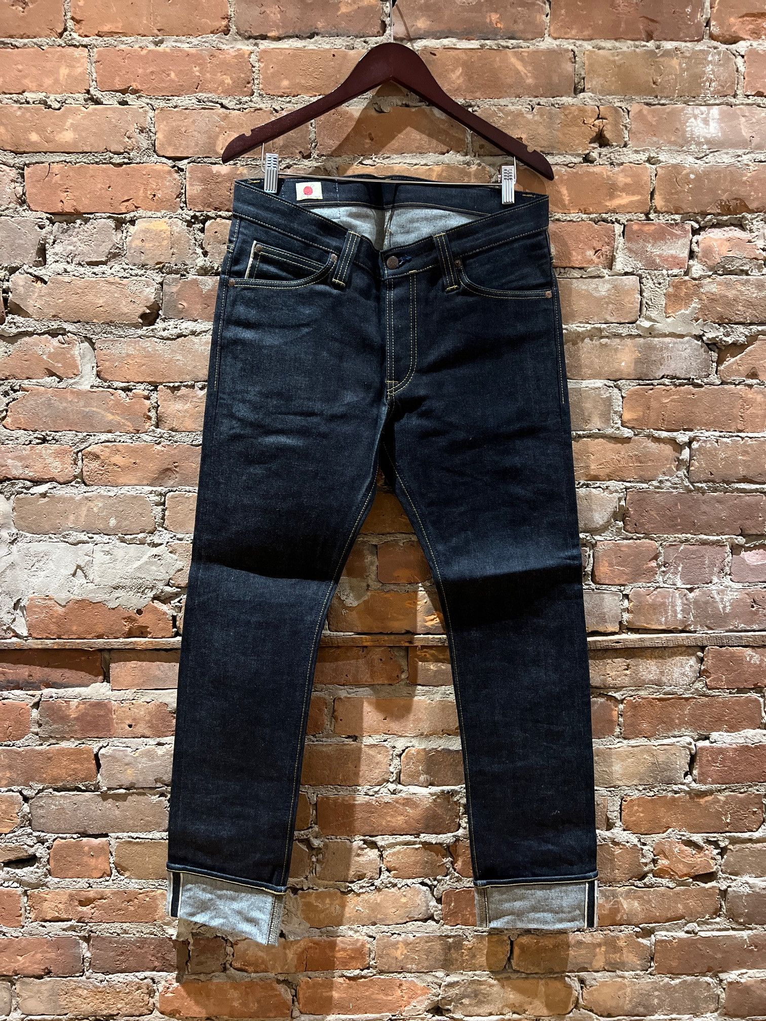 Big John Big John M107F Raw Stretch Selvedge Denim Size US 33 - 1 Thumbnail