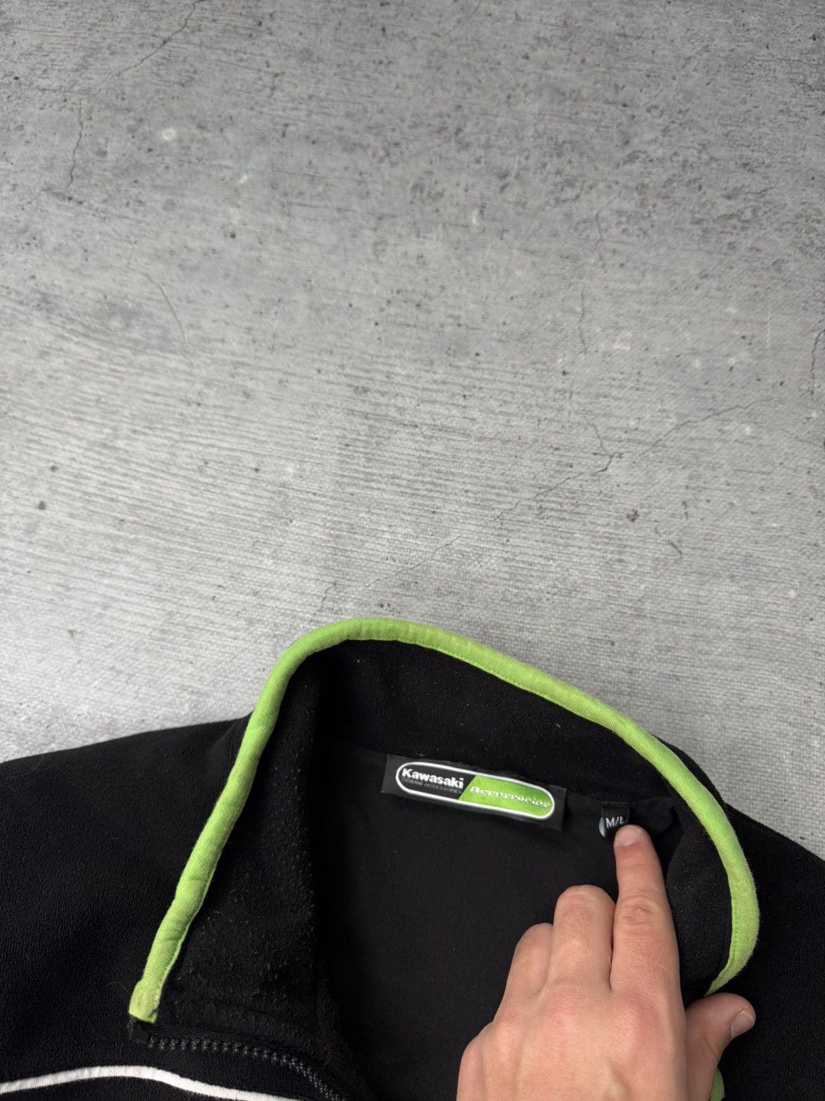 Japanese Brand Vintage Kawasaki Fleece Racing Sherpa Jacket Y2K M/L Size US L / EU 52-54 / 3 - 5 Thumbnail