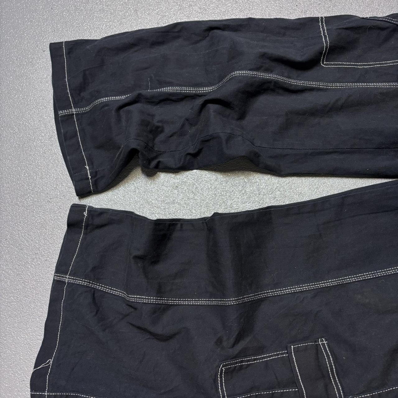 Japanese Brand × Vintage Vintage y2k 90s opium stitched cargo pants Size US 34 / EU 50 - 3 Thumbnail