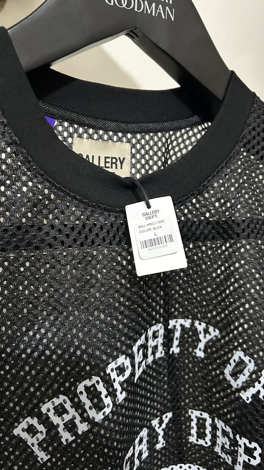 Gallery Dept. GALLERY DEPT Practice Jersey Black Size: Large Size US L / EU 52-54 / 3 - 2 Thumbnail