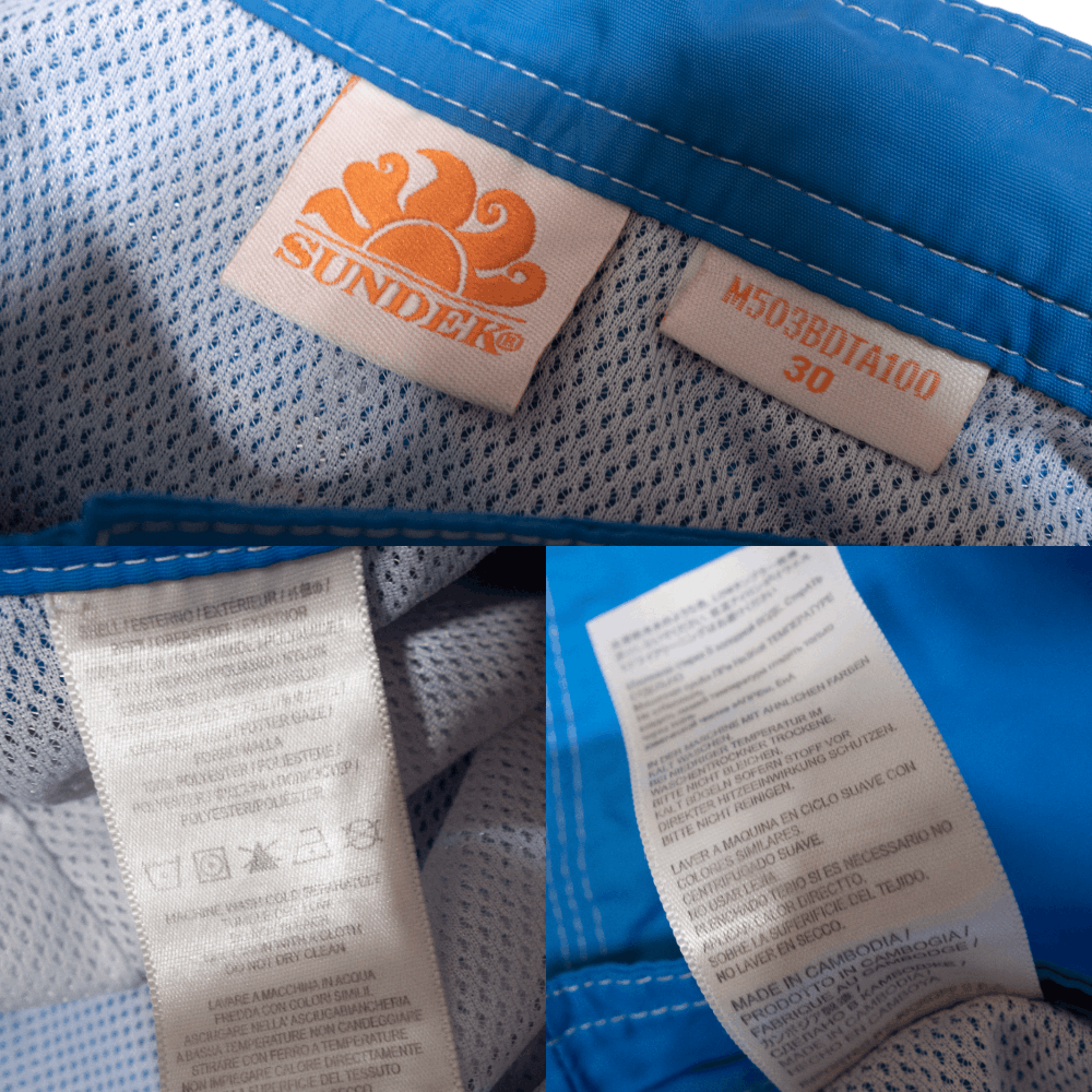 Sundek Surf Nylon Swim Shorts Size US 30 / EU 46 - 6 Thumbnail