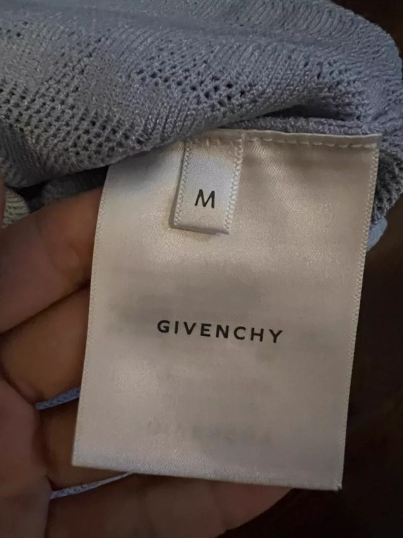 Givenchy Givenchy Knit Short Sleeve Misty Blue M Size US M / EU 48-50 / 2 - 3 Thumbnail