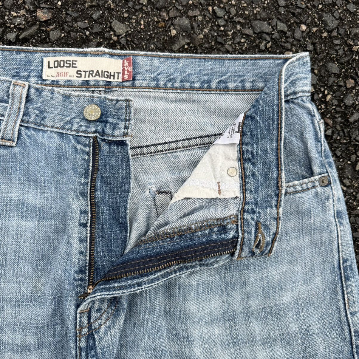 Levi's Vintage Clothing VINTAGE LEVI'S 569 LOOSE STRAIGHT FADED JEAN DENIM PANTS Size US 34 / EU 50 - 7 Thumbnail