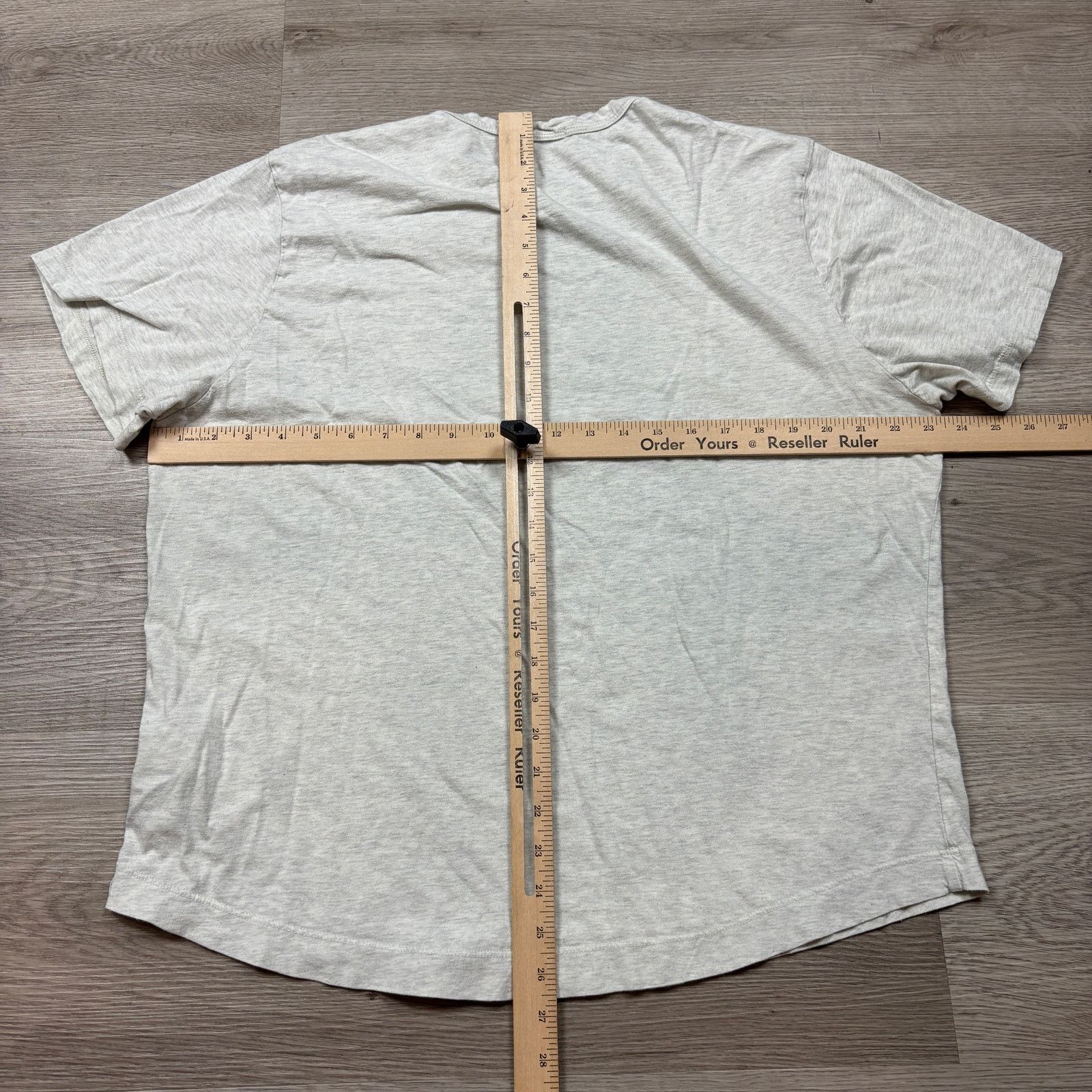 Buck Mason Buck Mason Curved Hem Slub Cotton Short Sleeve Shirt Mens XL Size US XL / EU 56 / 4 - 3 Thumbnail
