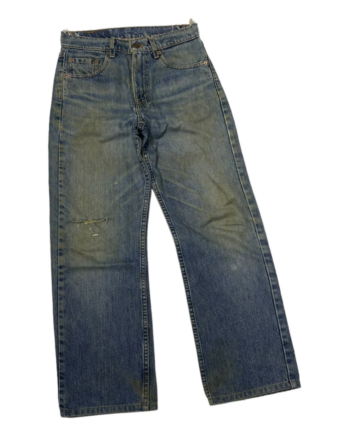 Levi's RARE LEVIS 501 BUTTON 501 DISTRESSED DENIM JEANS Size US 29 - 7 Thumbnail