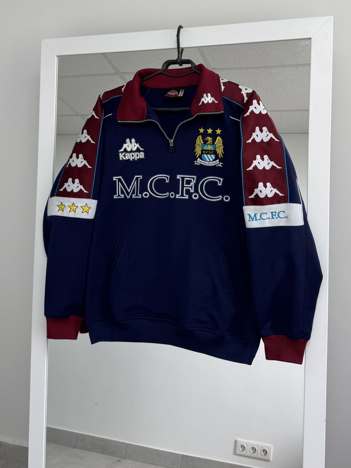 Kappa Manchester City 1997/99 Track Top 1/4 Zip Jacket Kappa sz M Size US M / EU 48-50 / 2 - 1 Thumbnail