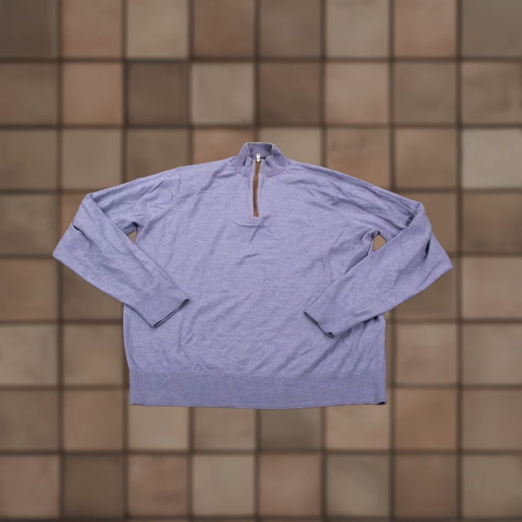 Peter Millar Peter Millar Sweater Mens XL Purple Men Merino Wool Excursionist Flex Stretch Crown Crafted Size US XL / EU 56 / 4 - 1 Thumbnail