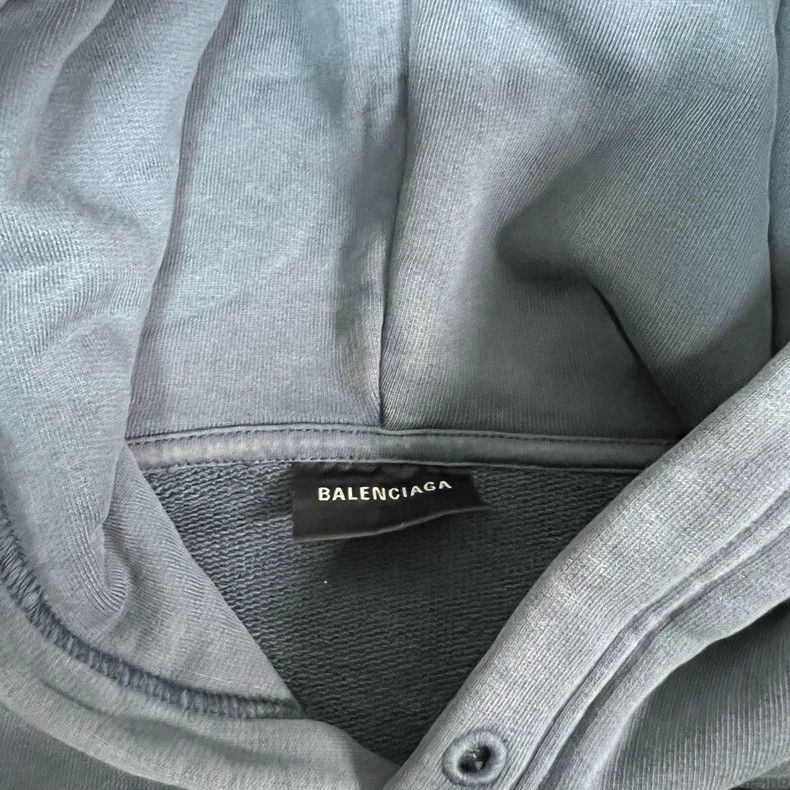 Balenciaga Balenciaga Embroidered Logo hooded sweater Size US XS / EU 42 / 0 - 6 Thumbnail
