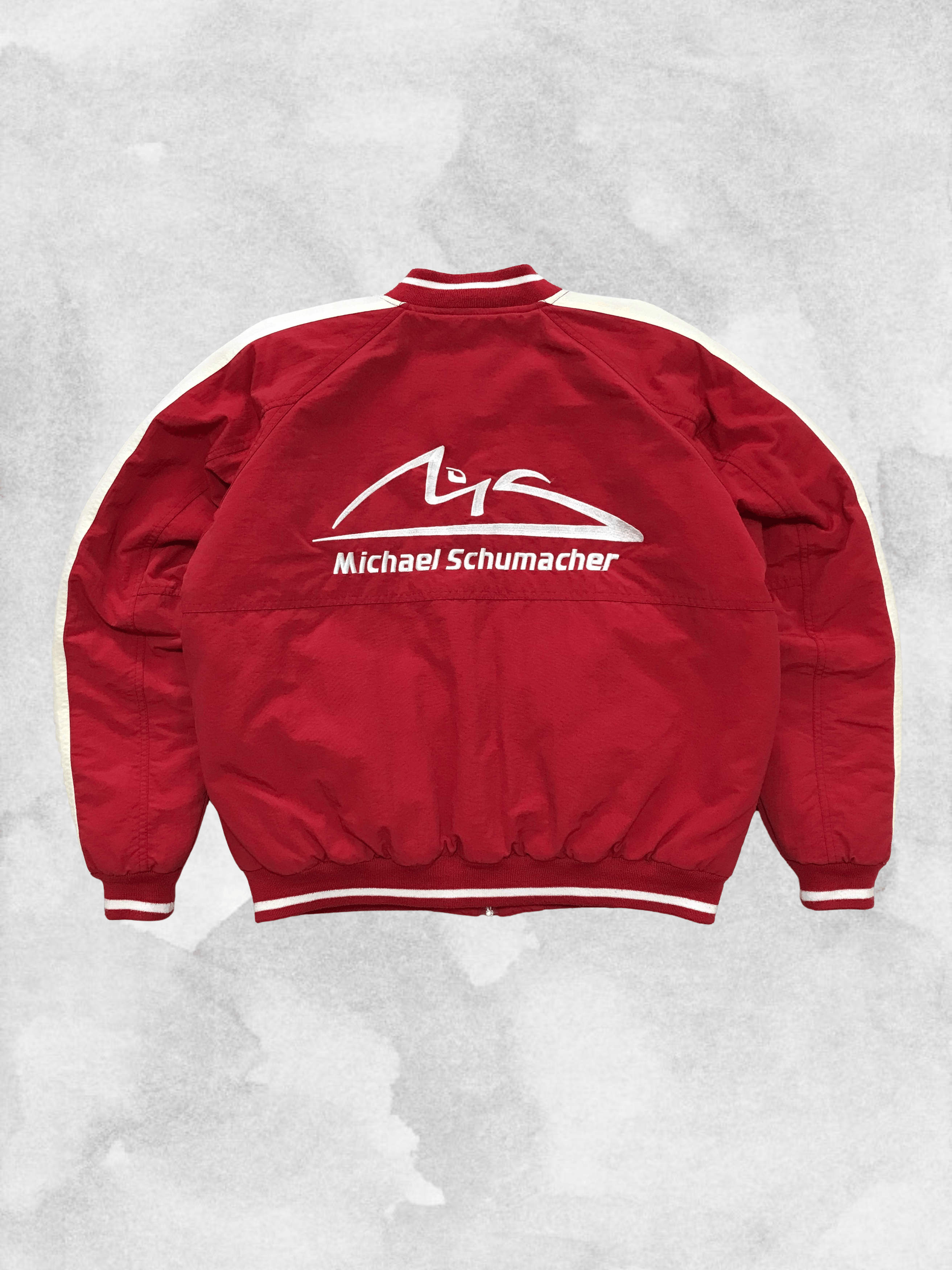 Formula 1 MICHAEL SCHUMACHER F1 Vintage Bomber Jacket 90s Rare Ferrari Size US L / EU 52-54 / 3 - 2 Thumbnail