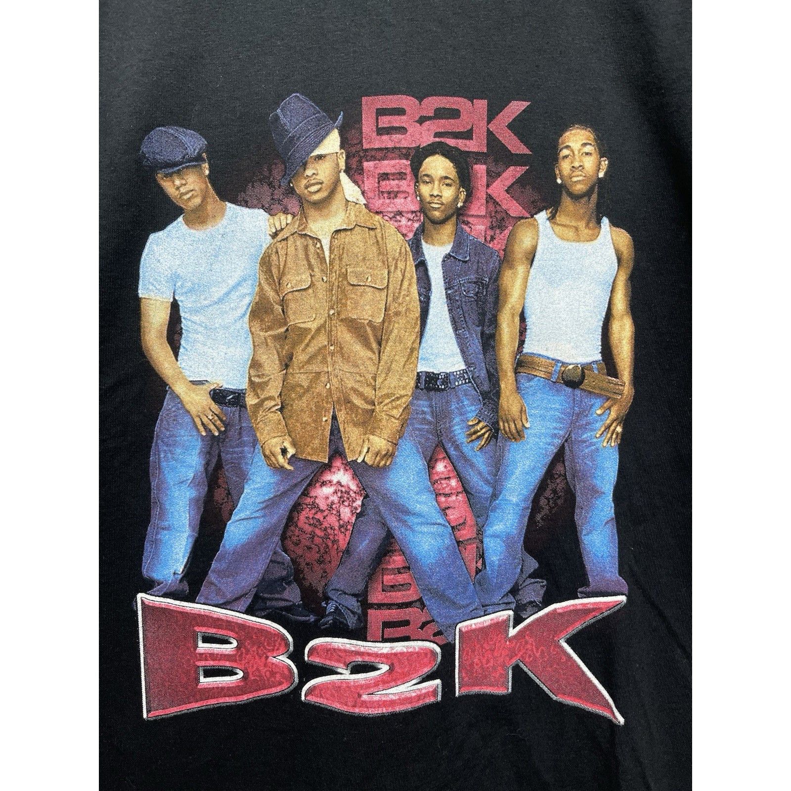 Fruit Of The Loom VINTAGE 2002 B2K SCREAM TOUR II CONCERT T-SHIRT BLACK L RAP Size US L / EU 52-54 / 3 - 3 Thumbnail