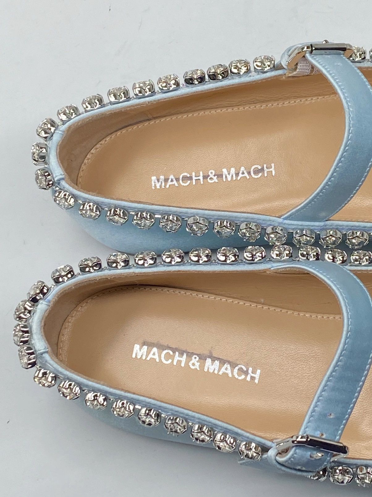 MACH & MACH MACH & MACH Audrey embellished satin ballet flats size 37 Size US 7 / IT 37 - 7 Thumbnail