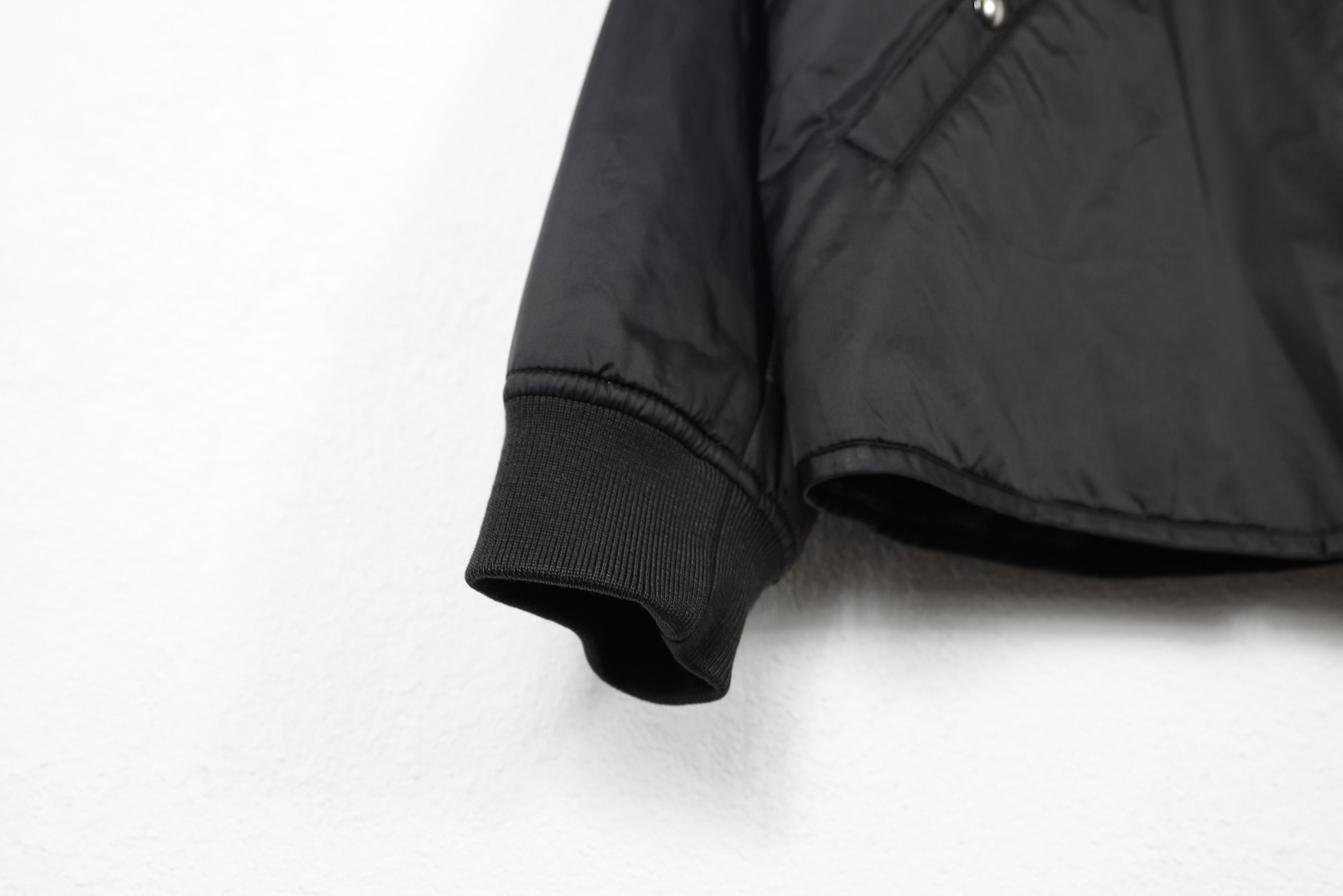 Arket Arket Black Nylon Thermore LIner Bomber Jacket 50 size Size US M / EU 48-50 / 2 - 6 Thumbnail