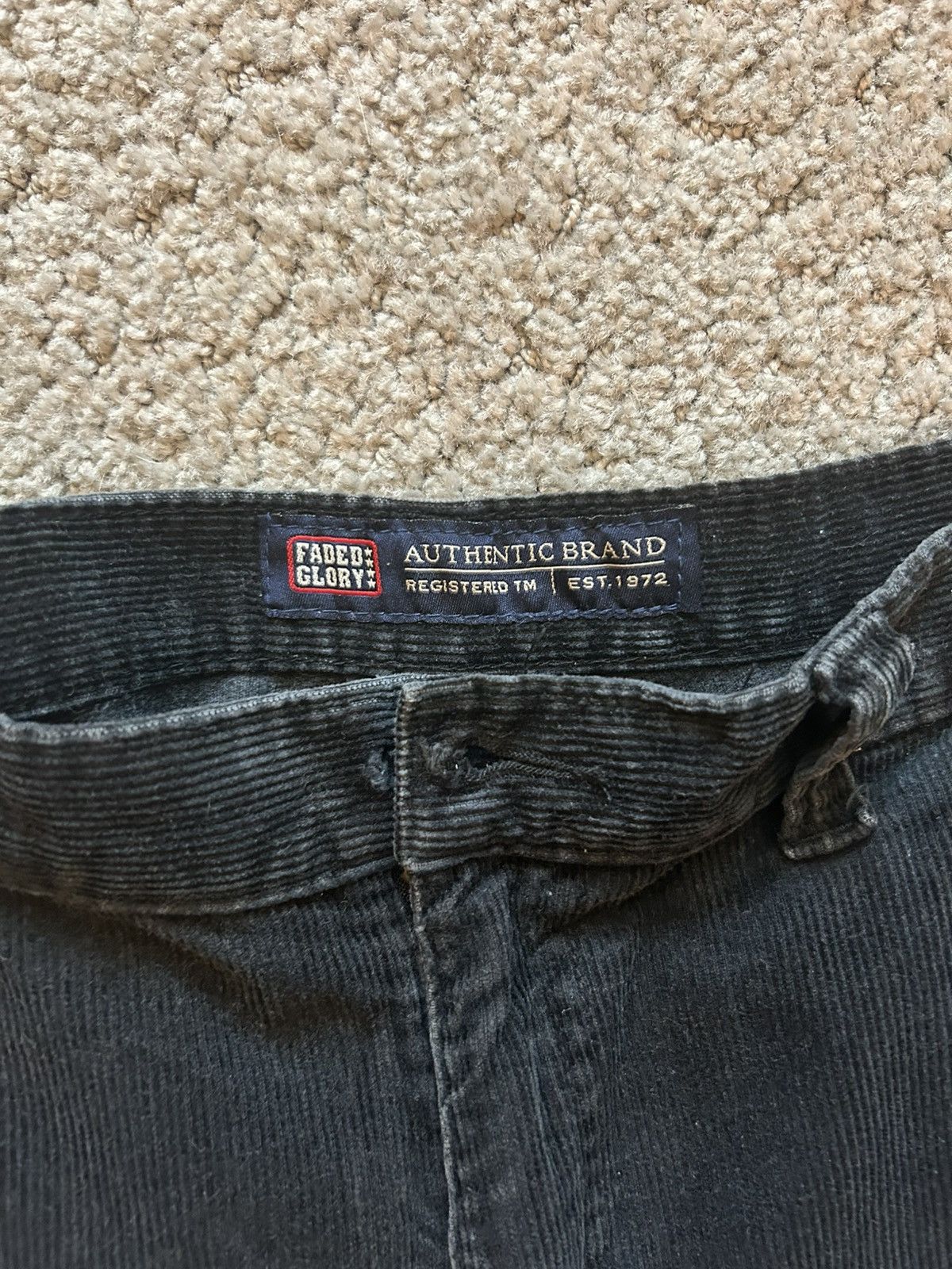 Vintage Corduroy Cargo Pants Size US 32 / EU 48 - 2 Thumbnail