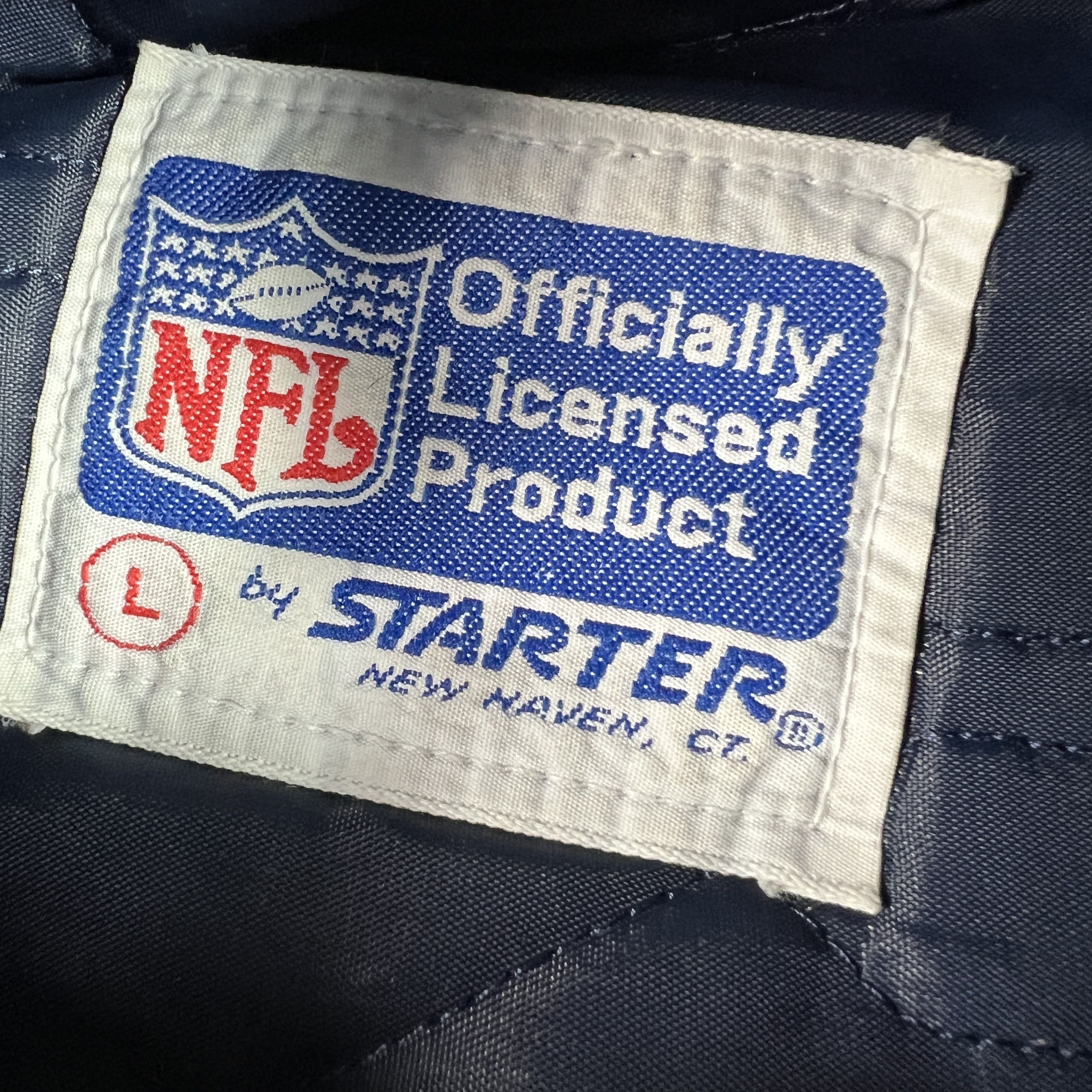 Starter VTG Starter Chicago Bears Satin Jacket Snap Button Bomber Size US L / EU 52-54 / 3 - 10 Thumbnail