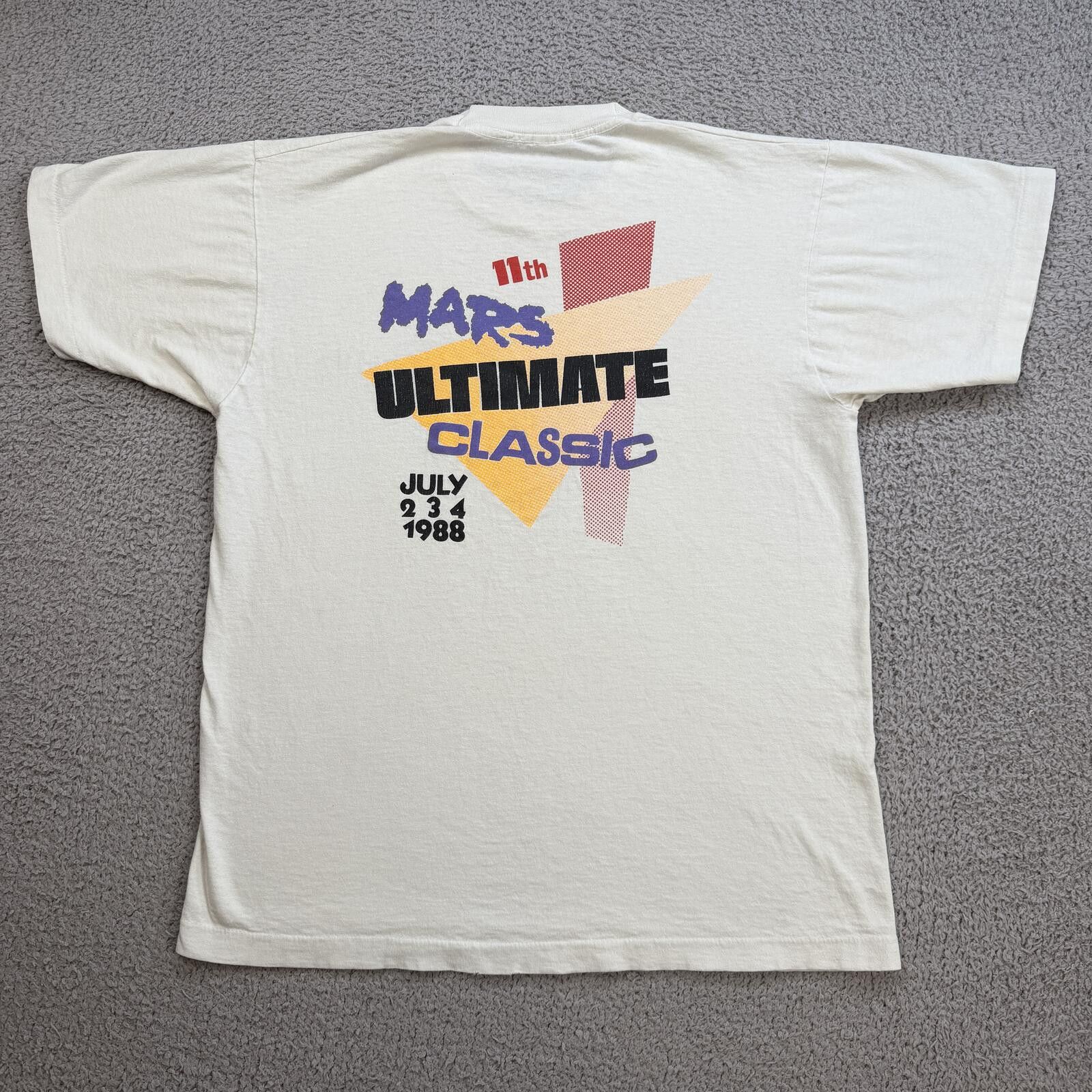Fruit Of The Loom Vintage 1988 Mars Ultimate Classic T Shirt L Made In USA Tee Size US L / EU 52-54 / 3 - 1 Thumbnail