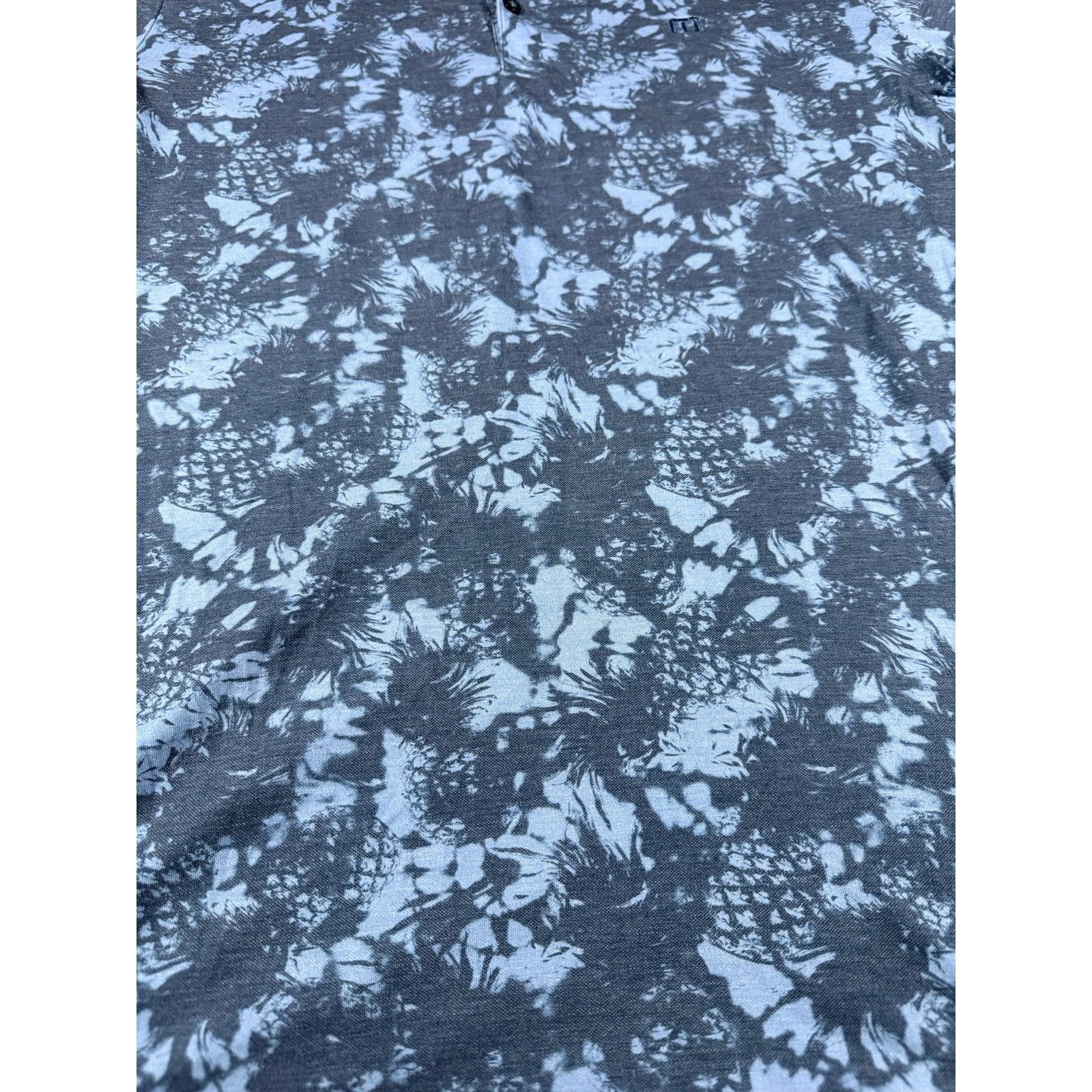 TravisMathew TravisMathew Men’s XL Polo Shirt Blue Pineapple Print Golf Size US XL / EU 56 / 4 - 2 Thumbnail