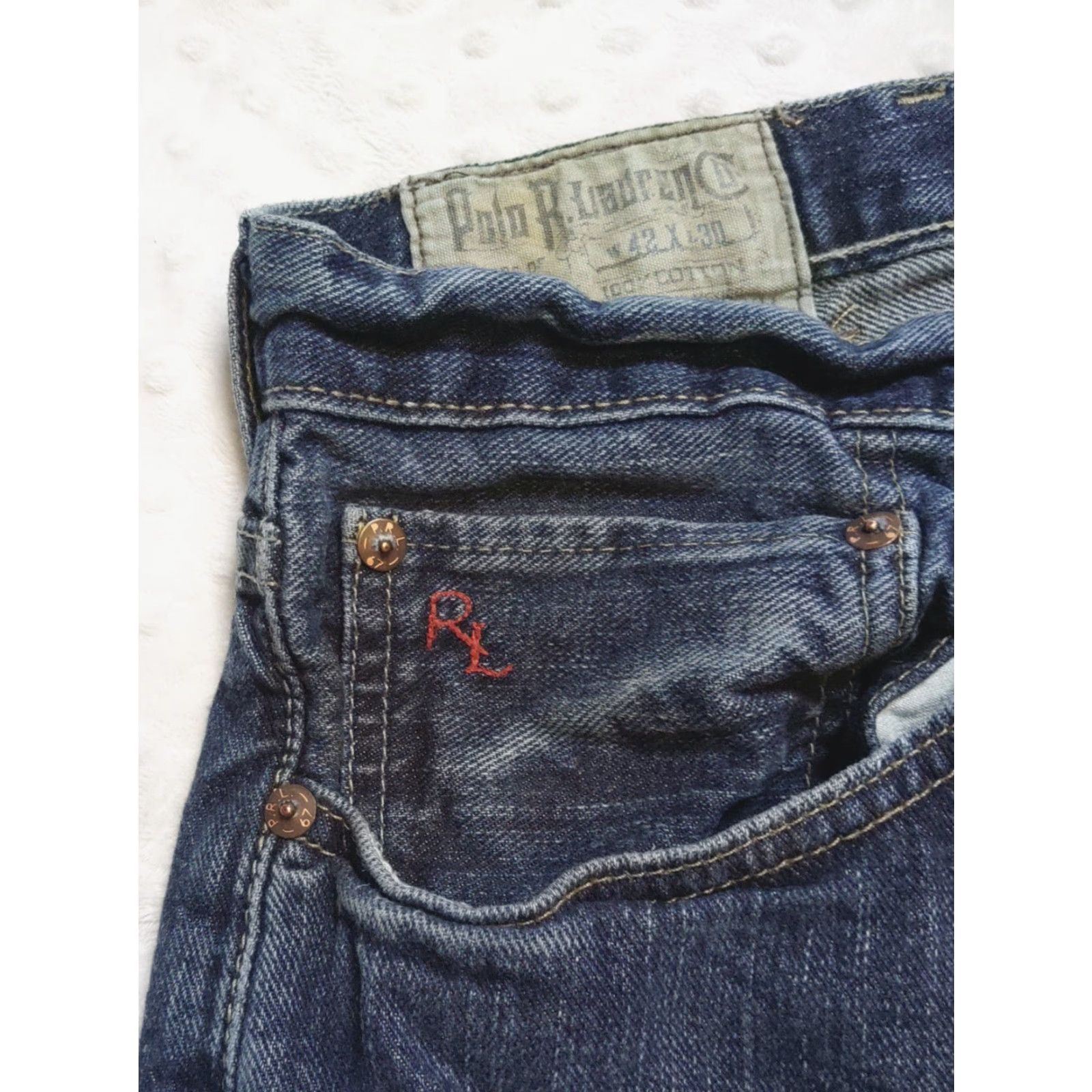 Polo Ralph Lauren Polo Ralph Lauren Jeans Mens 42W x 30L Blue Denim Bootcut Mid Rise 5-Pocket Logo Vintage 90s Preppy Mens Size US XL / EU 56 / 4 - 5 Thumbnail