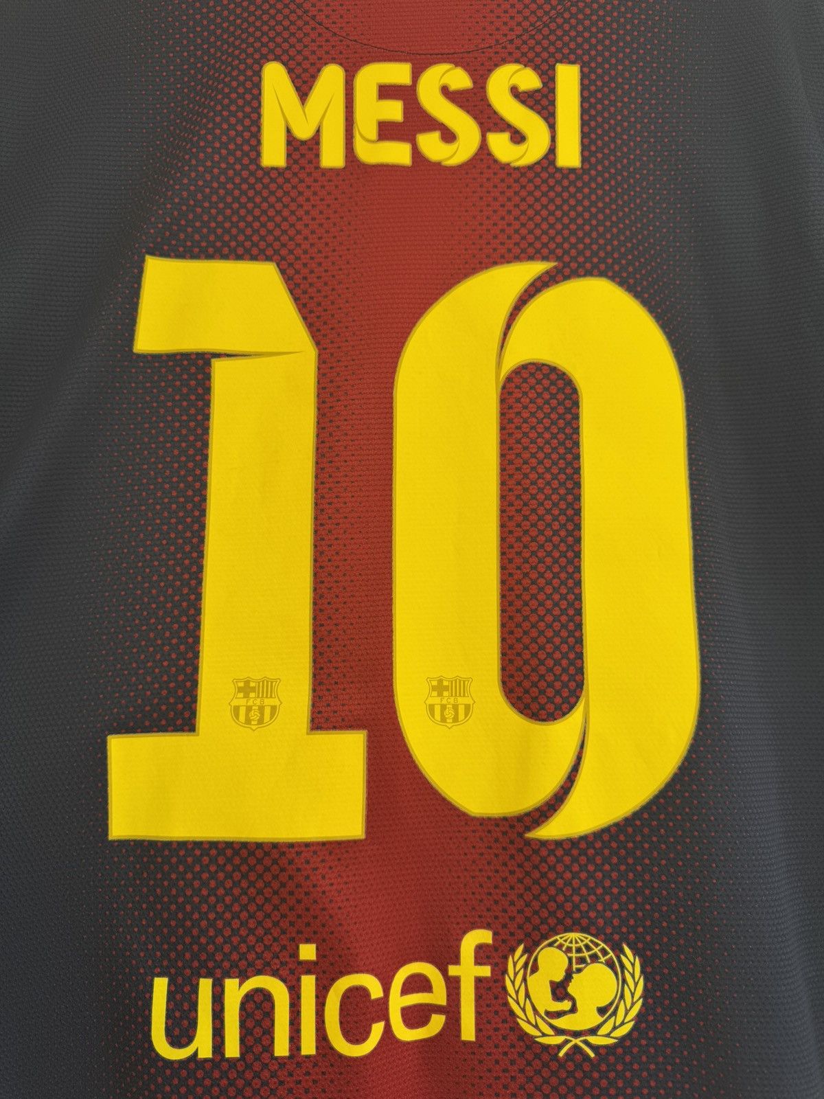 Nike Messi #10 Barcelona 2012-2013 Home Soccer Jersey Vintage Kit Size US L / EU 52-54 / 3 - 8 Thumbnail