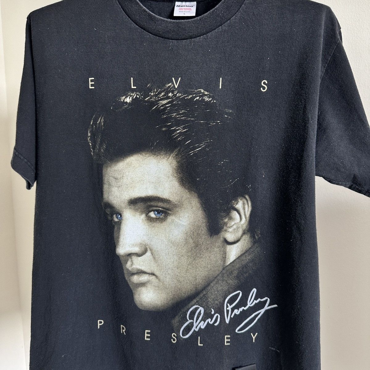 Band Tees × Vintage Vintage 1995 Elvis Graceland Big Face T-Shirt L Size US L / EU 52-54 / 3 - 3 Thumbnail